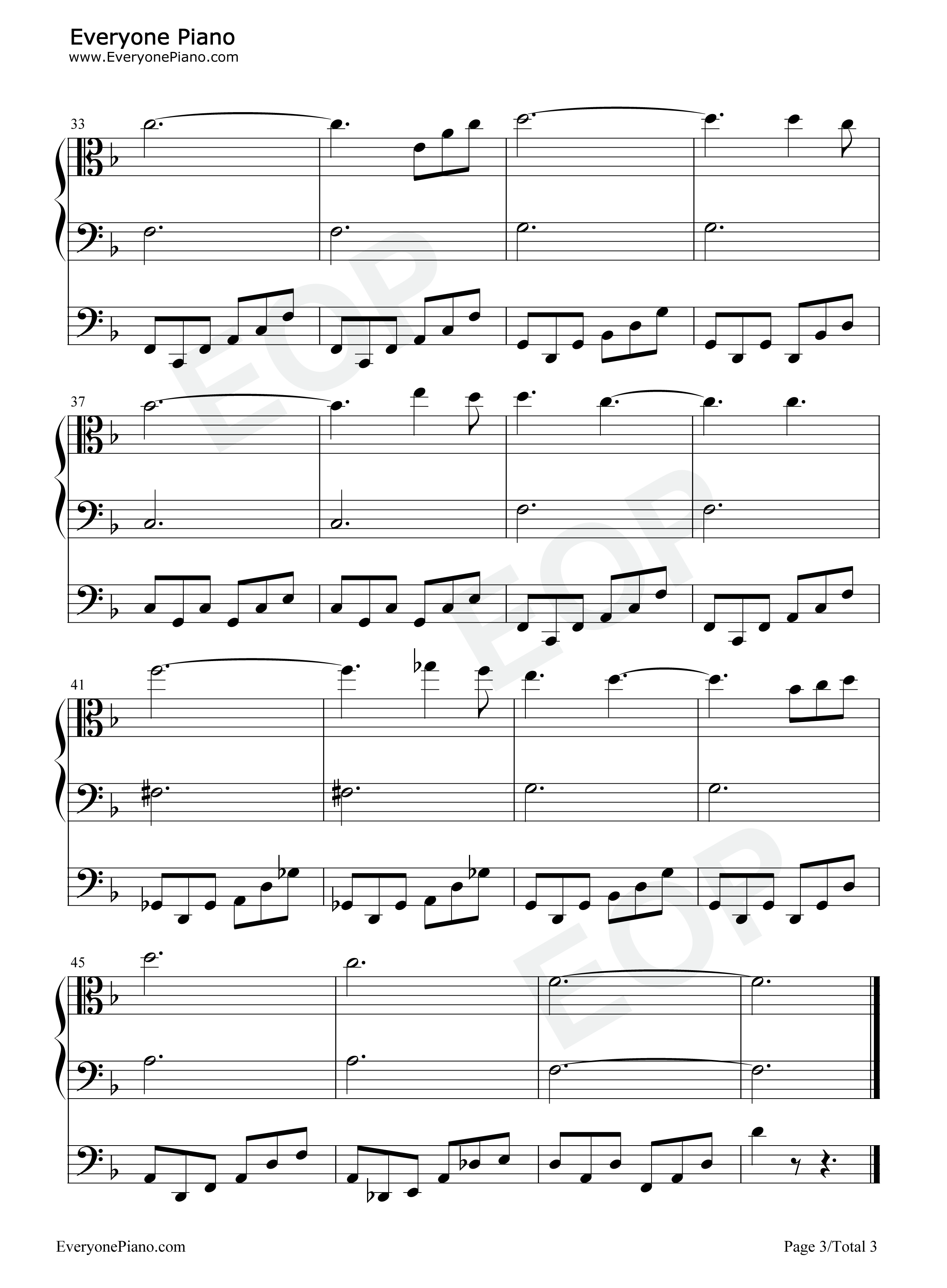 Moderato钢琴谱-S.E.N.S.3