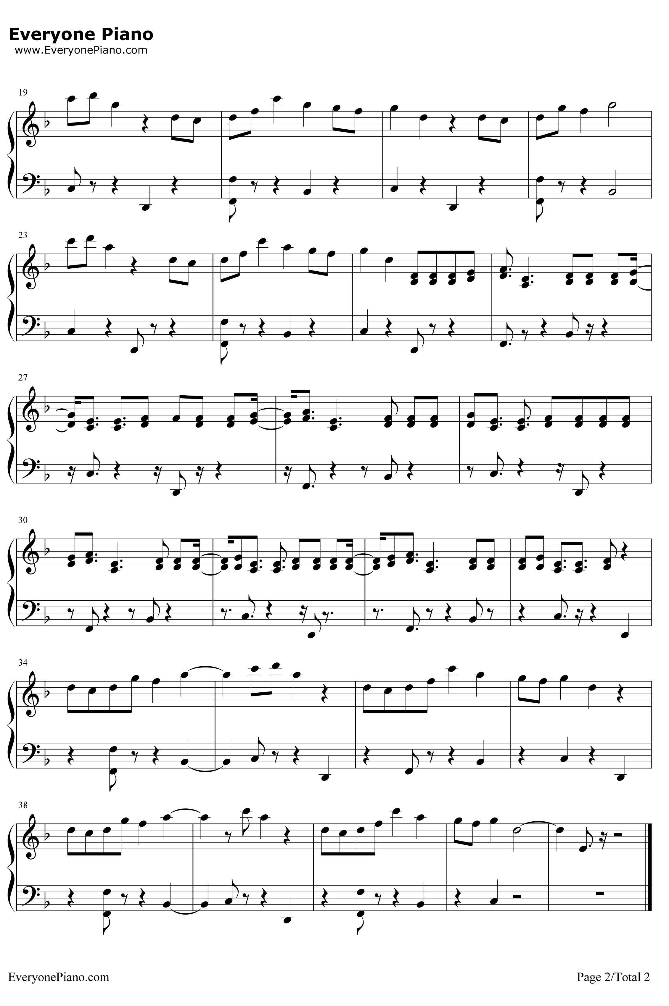 FindMe钢琴谱-Marshmello2