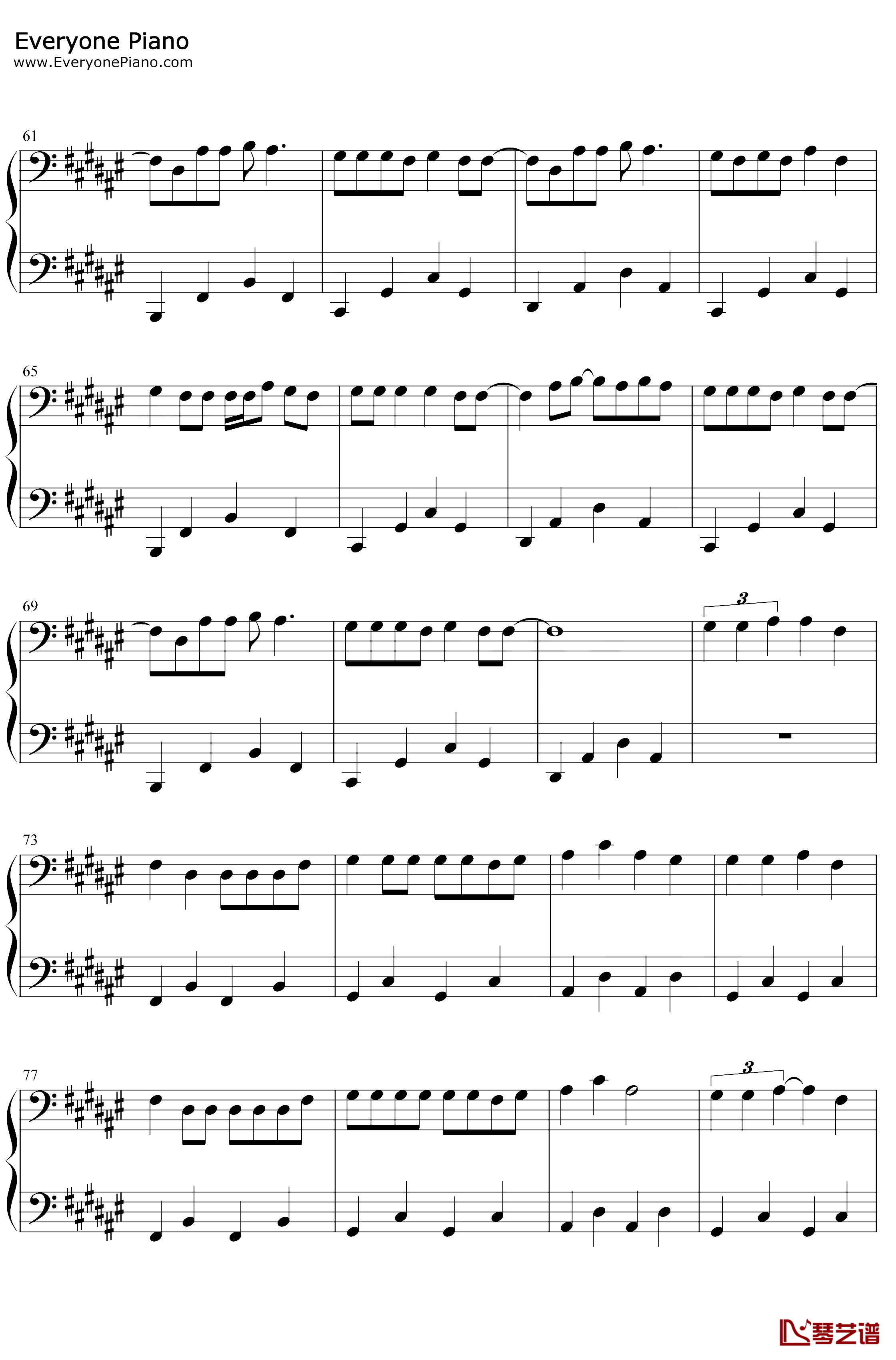 Caramelo钢琴谱-Ozuna4