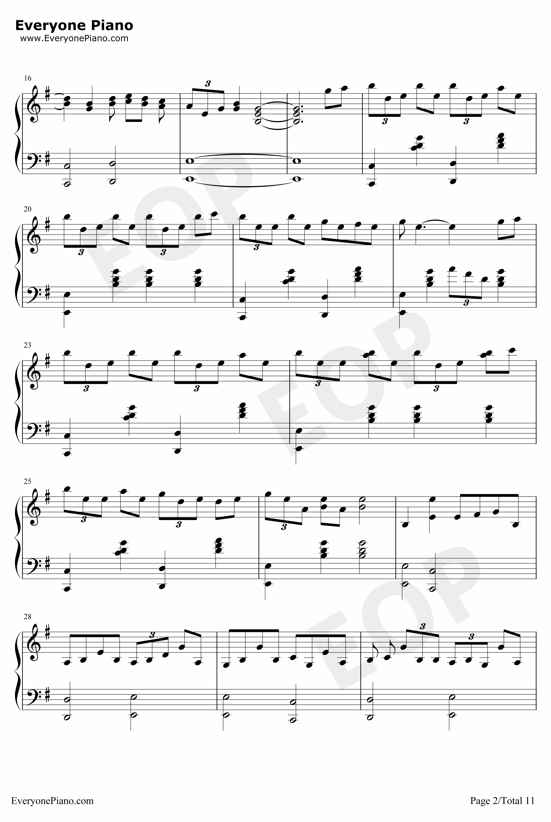 KEYS钢琴谱-ZYTOKINE-PIANOSKETCH2