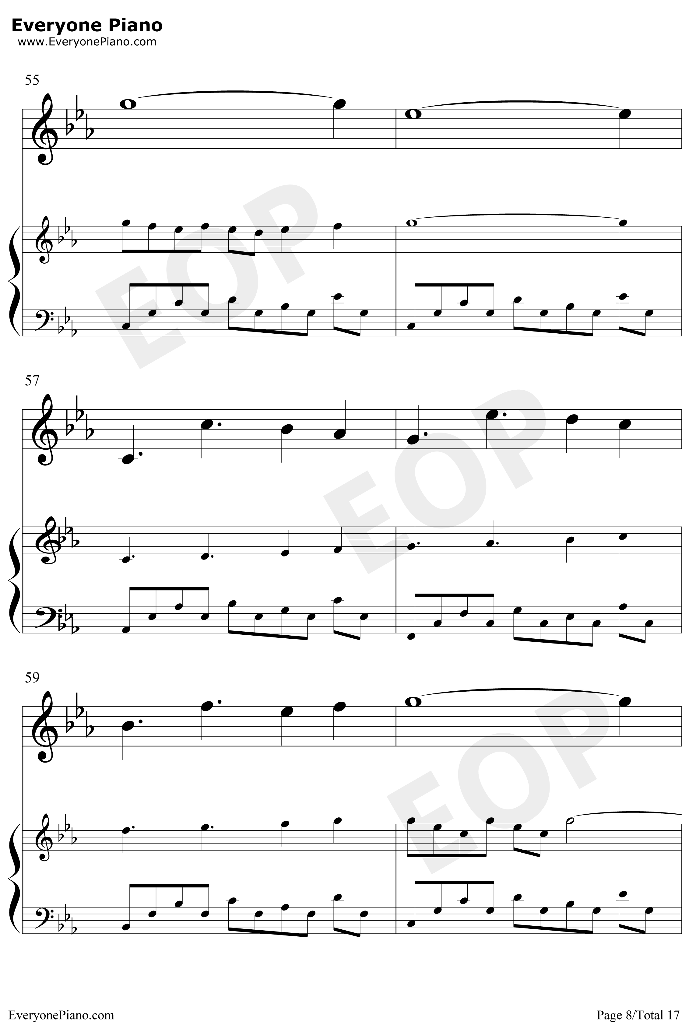 Wind钢琴谱-BrianCrain8