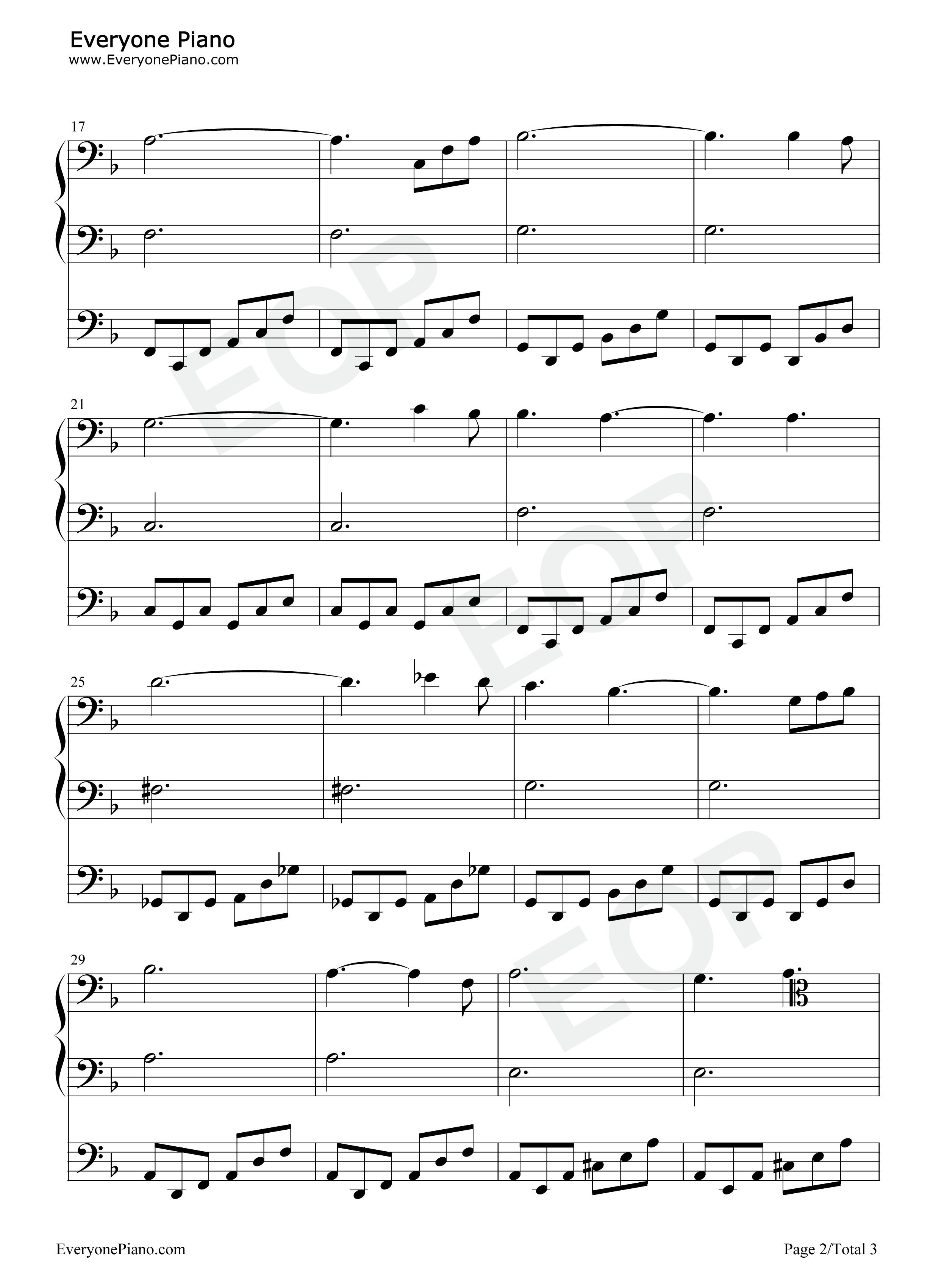 Moderato钢琴谱-S.E.N.S.2