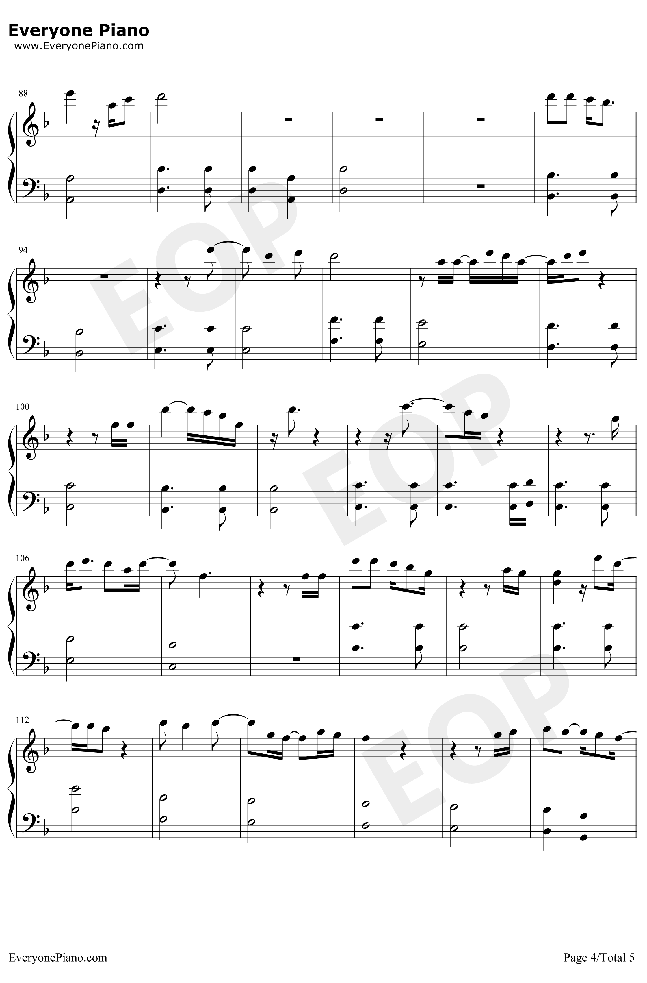 Lady钢琴谱-KennyRogers4