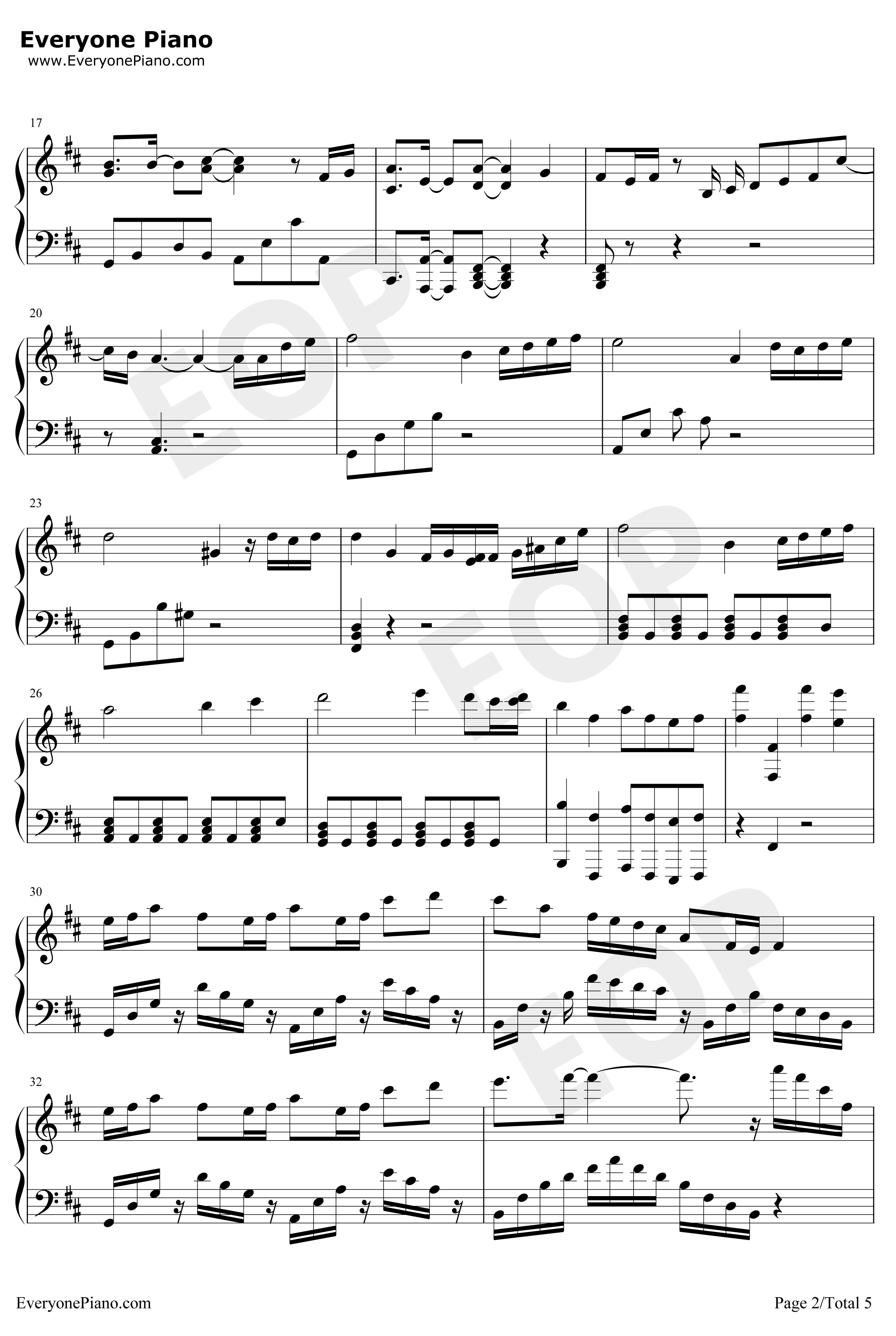 告白之夜钢琴谱-Ayasa-改编版2