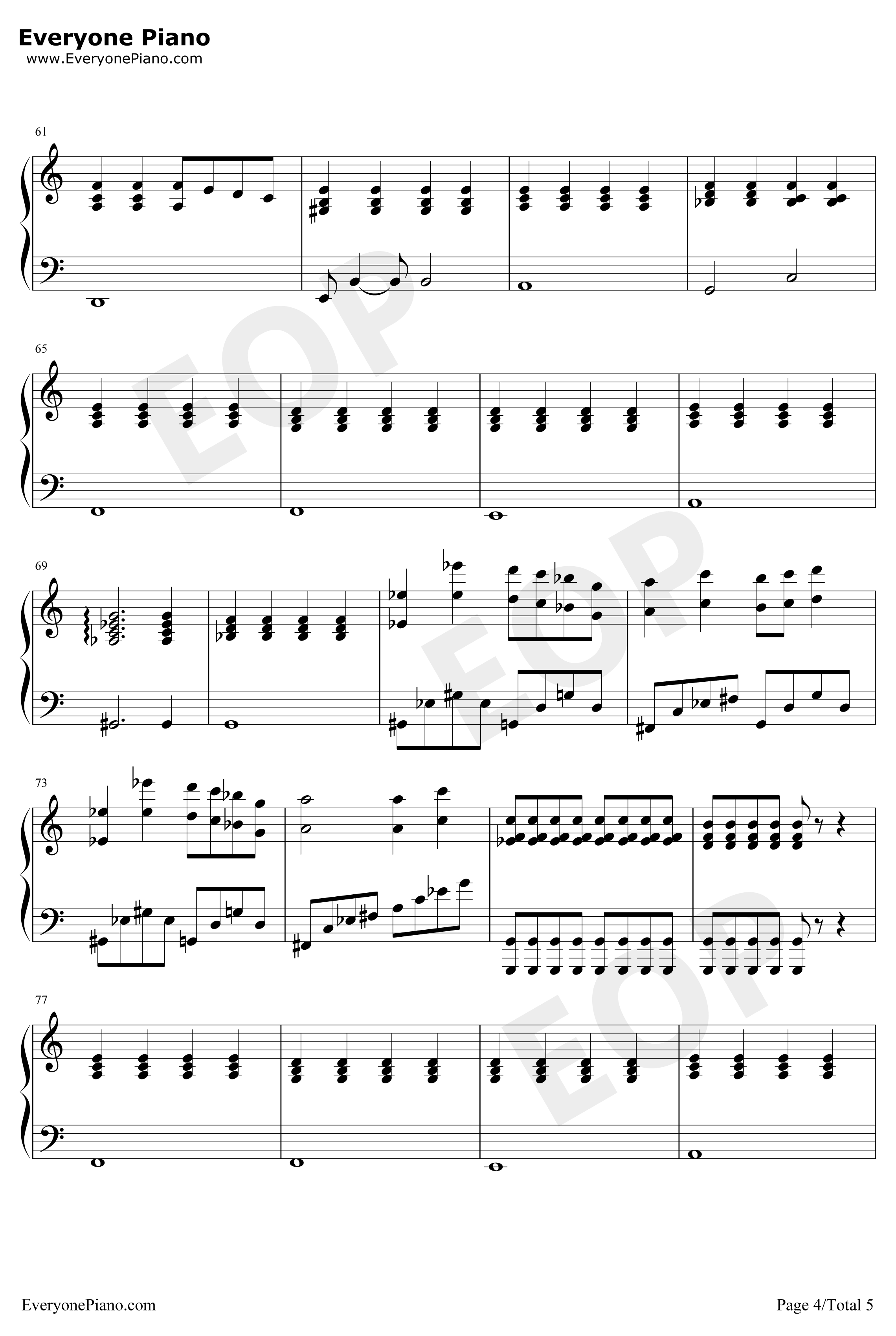 拿走了什么钢琴谱-A-Lin-弹唱版4