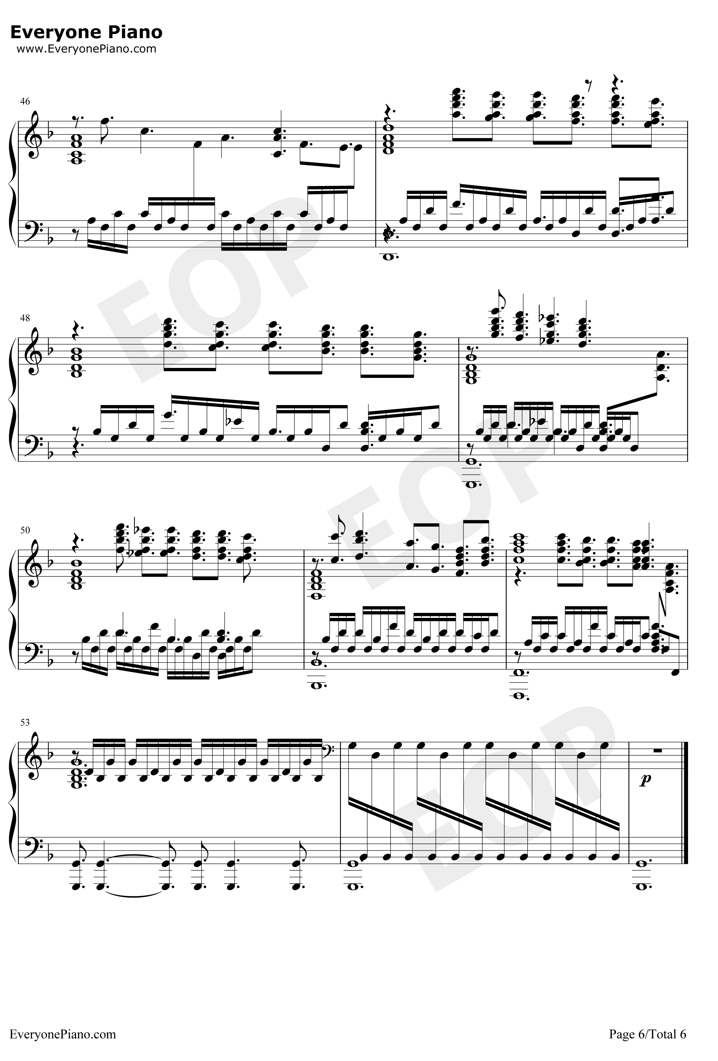 Chevaliers De Sangreal钢琴谱-Hans Zimmer-达芬奇密码OST6