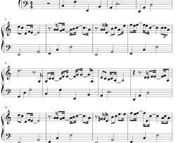 洋葱钢琴谱-杨宗纬-C调简单版