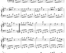 乡村舞曲钢琴谱-莫扎特-世界名曲