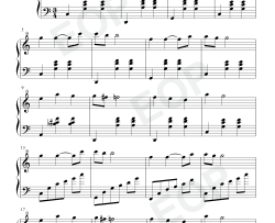 桑塔露琪亚（意大利民歌）钢琴谱-科特劳  Teodoro Cottrau