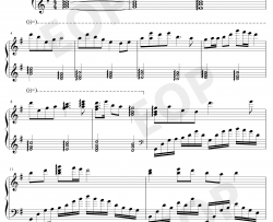一条大河钢琴谱-刘炽-完美独奏版-我的祖国-上甘岭插曲