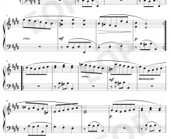 小步舞曲24钢琴谱-巴赫-巴赫初级钢琴曲集