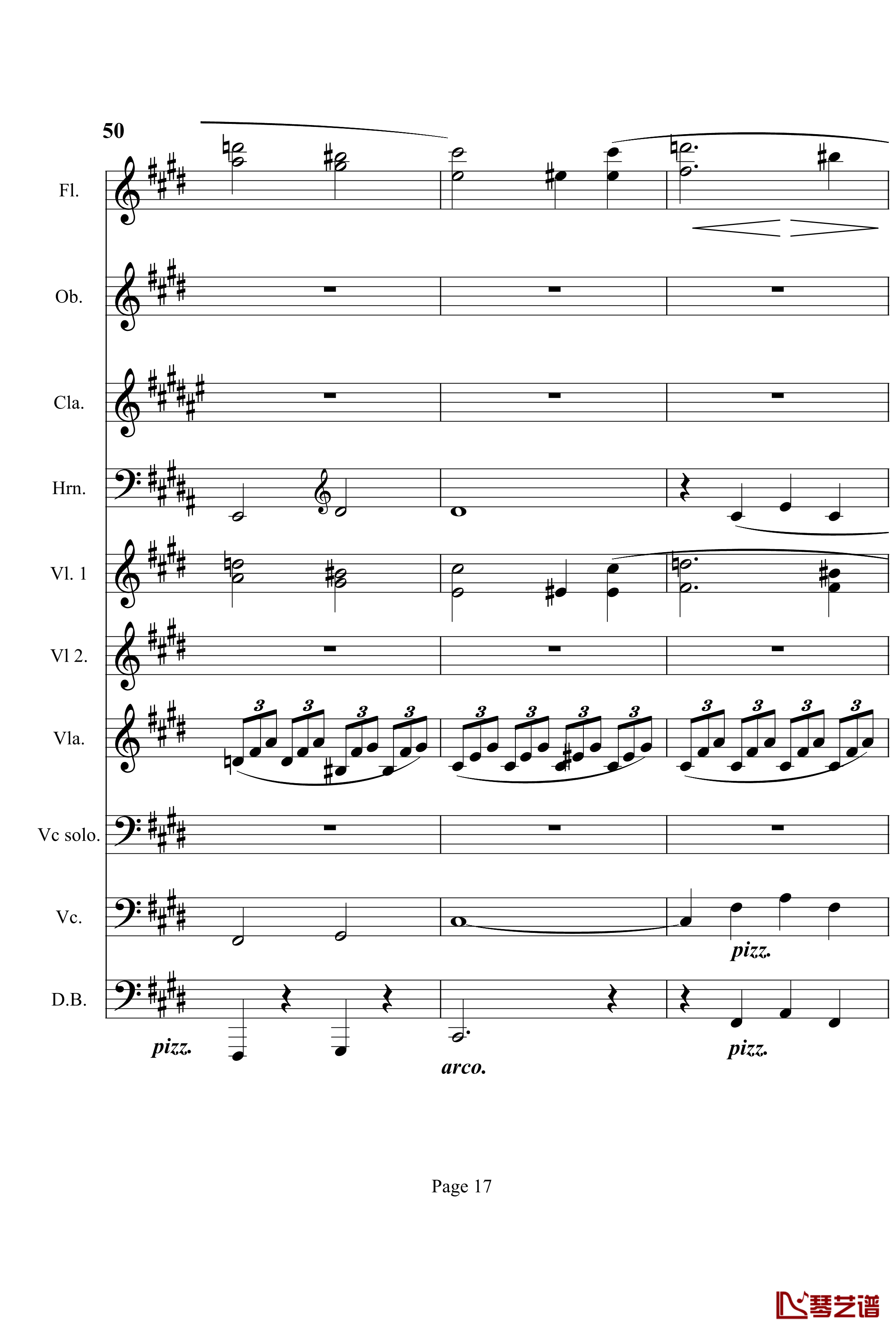 奏鸣曲之交响钢琴谱-第14首-Ⅰ-贝多芬-beethoven17