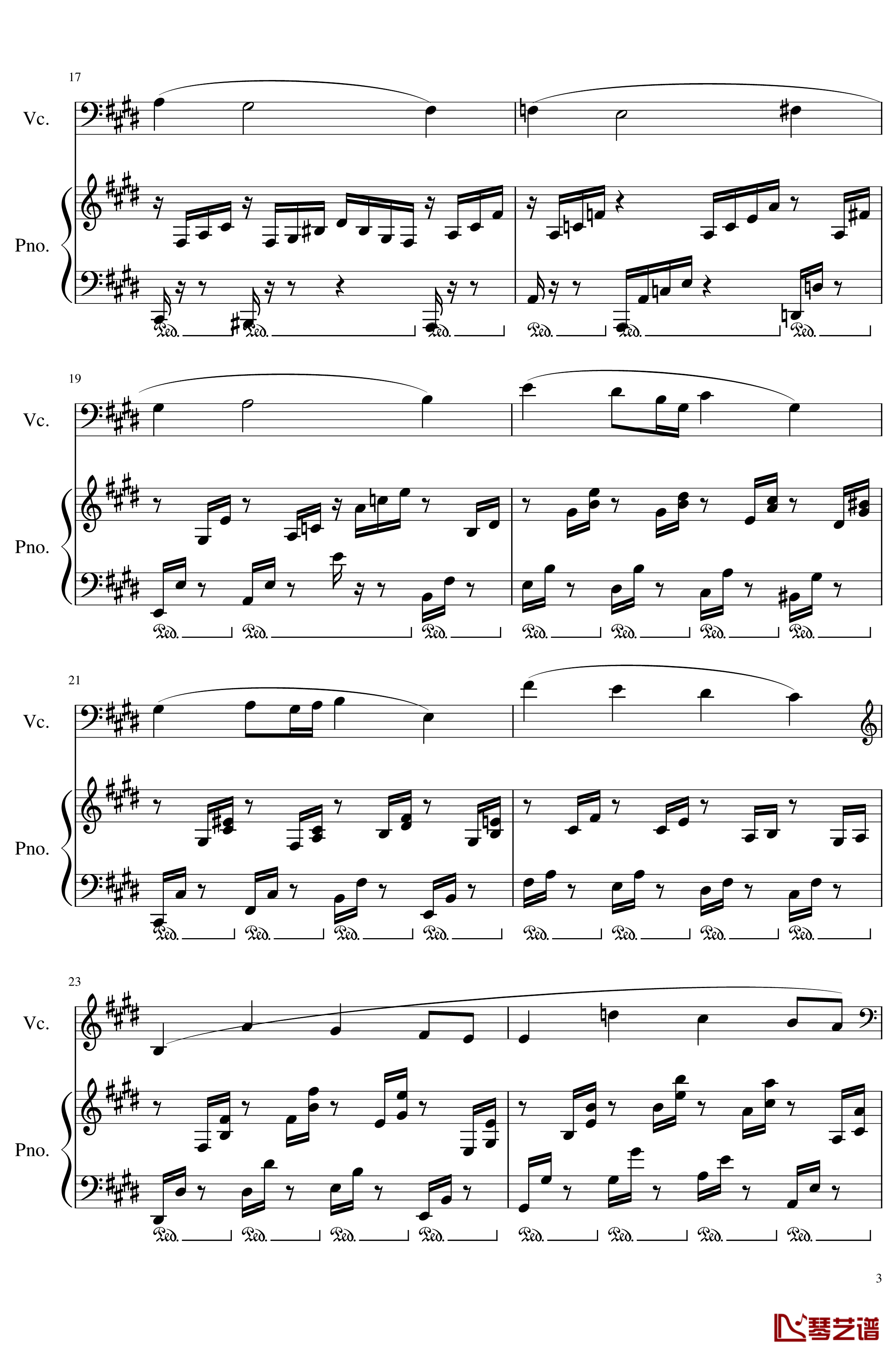 Summer Capriccio, Op.88钢琴谱-夏日随想曲-一个球3