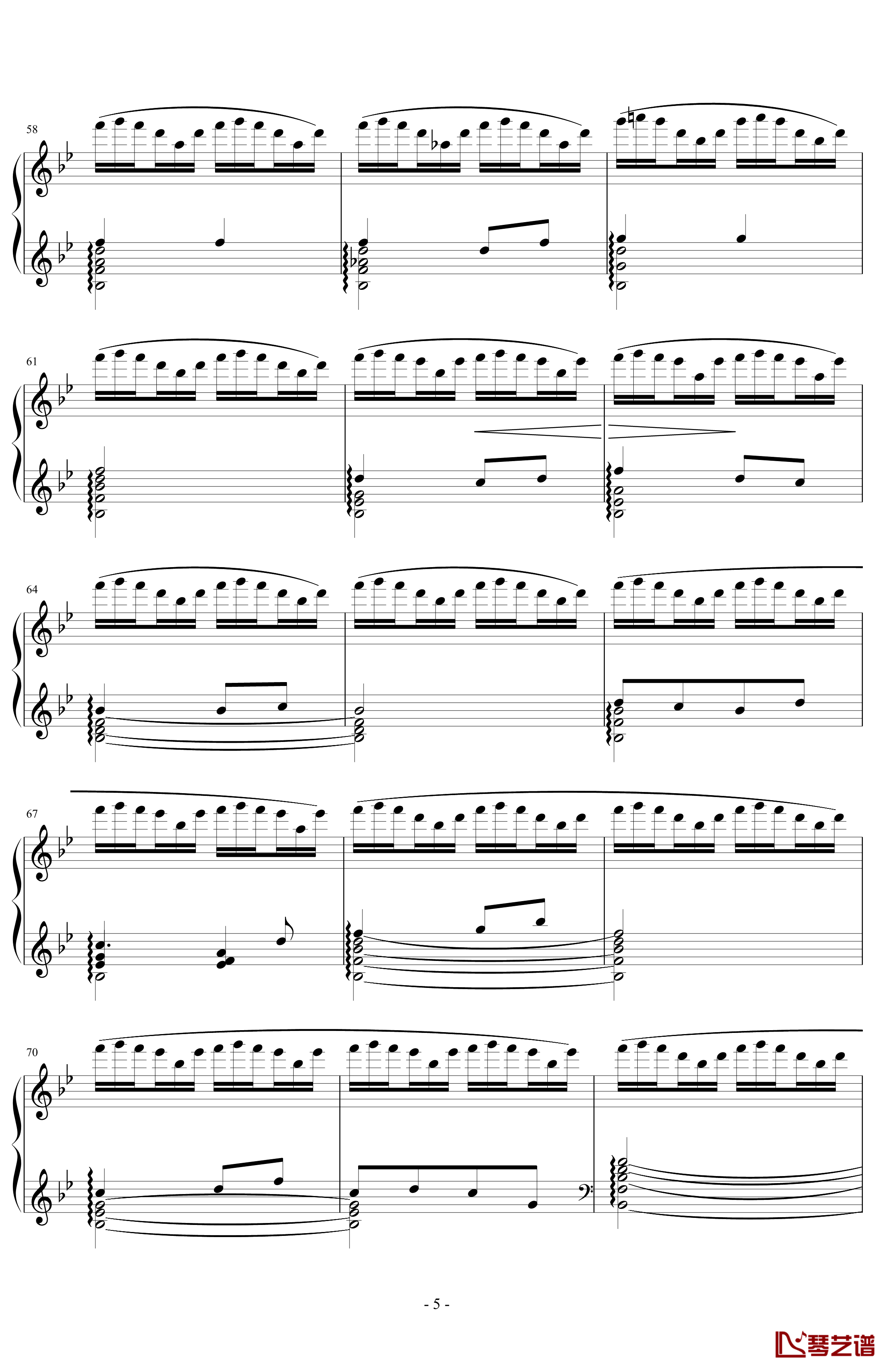 《练习曲Op.25 No.3》钢琴谱-阿连斯基-希望能为大家带来惊喜5