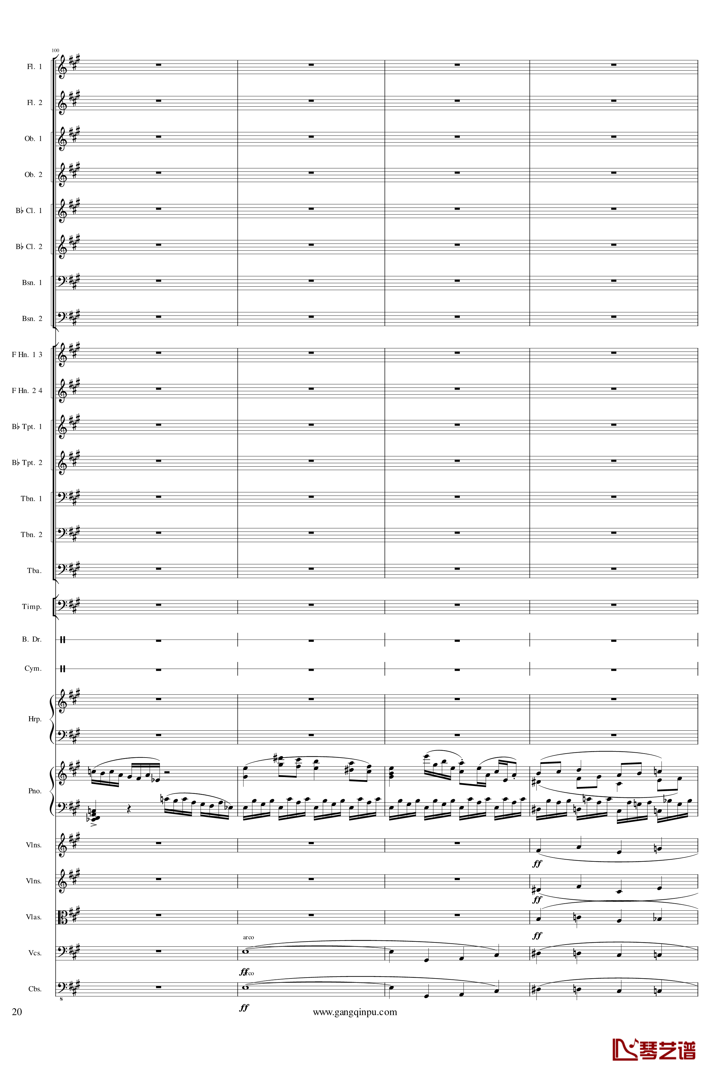 Piano Concerto No.6 in sharp F Minor Op.57 III钢琴谱-一个球20