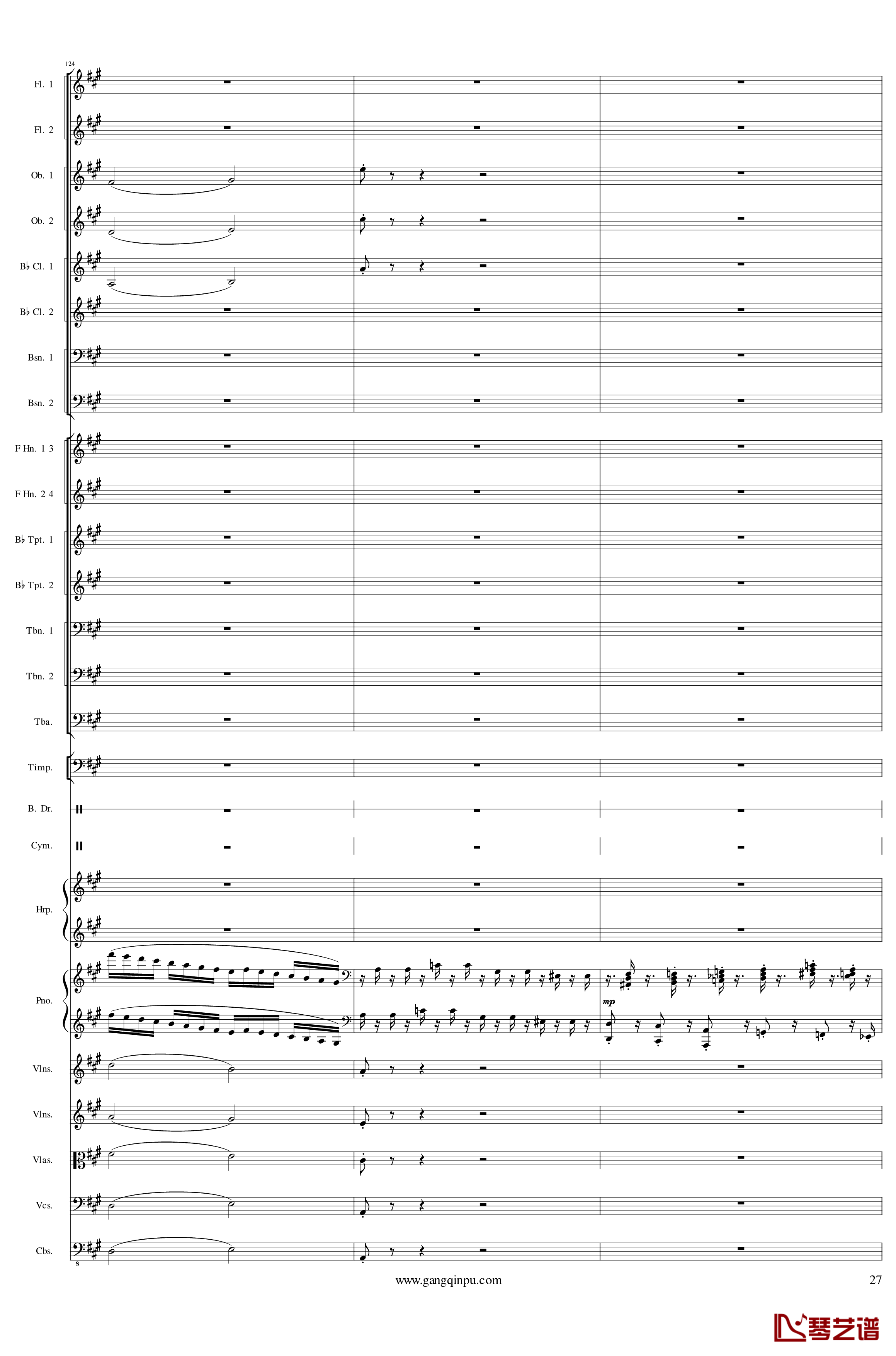 Piano Concerto No.6 in sharp F Minor Op.57 III钢琴谱-一个球27