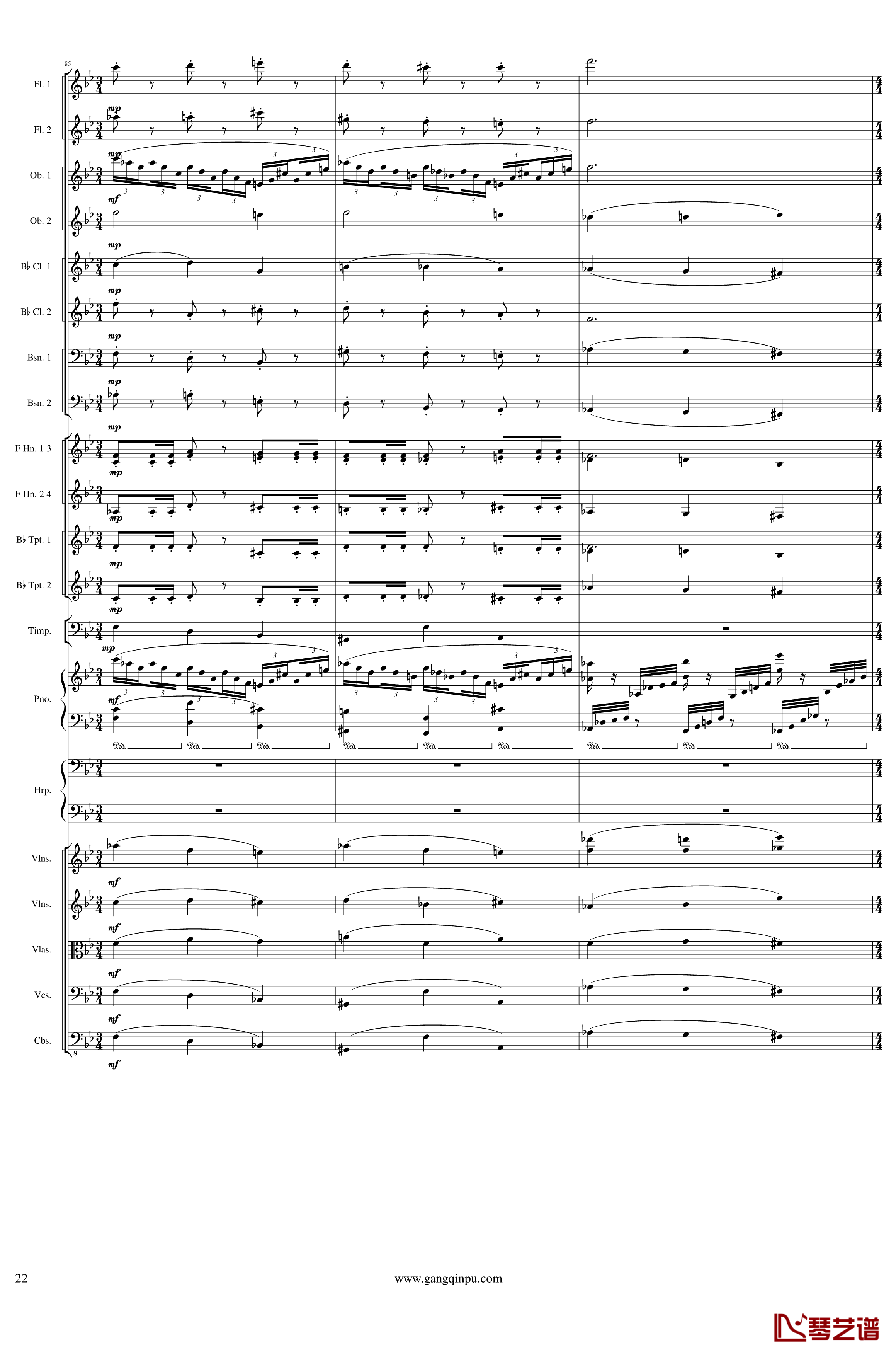 Symphonic Poem No.3, Op.91 Part 1钢琴谱-一个球22