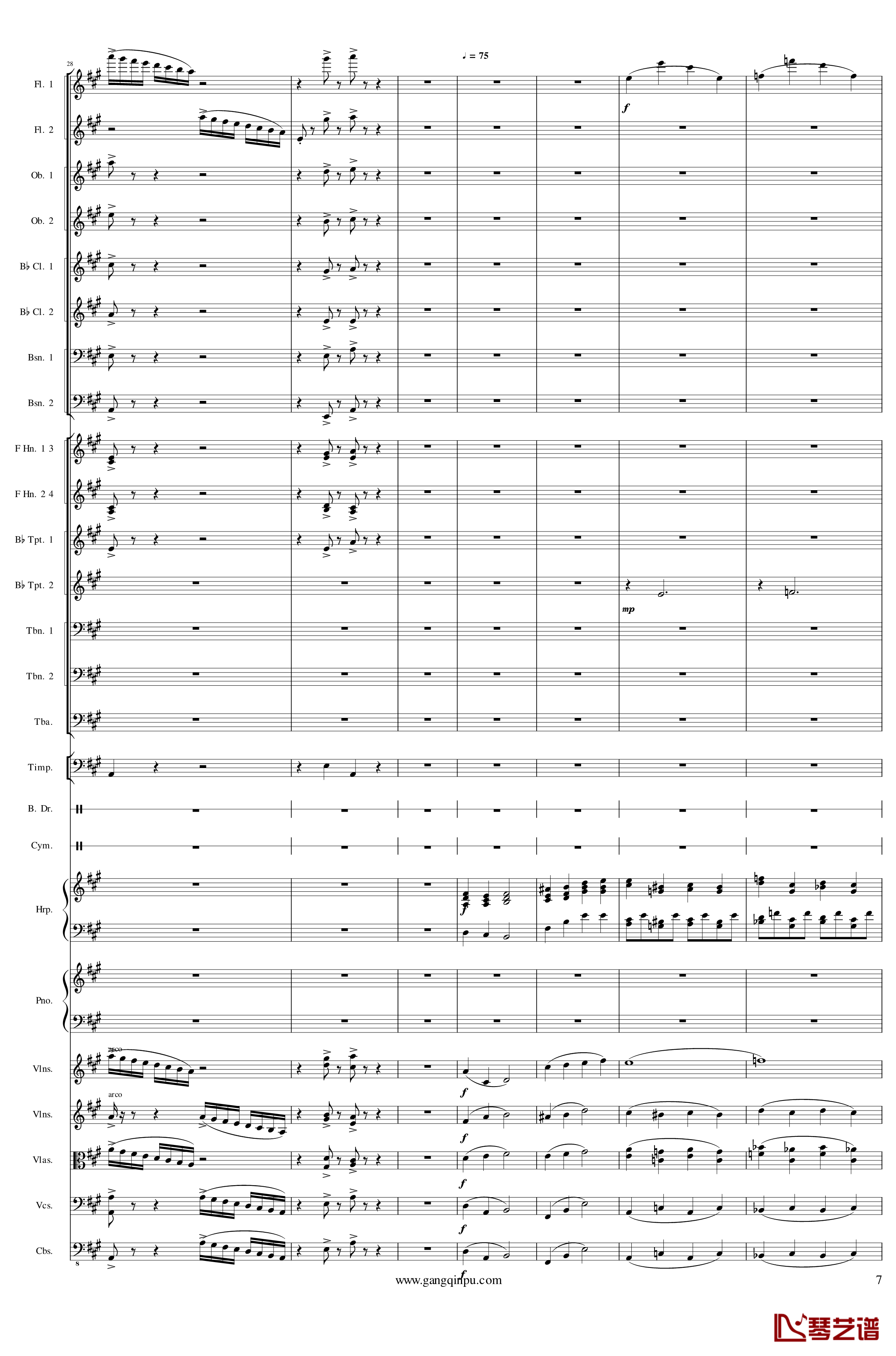 Piano Concerto No.6 in sharp F Minor Op.57 III钢琴谱-一个球7