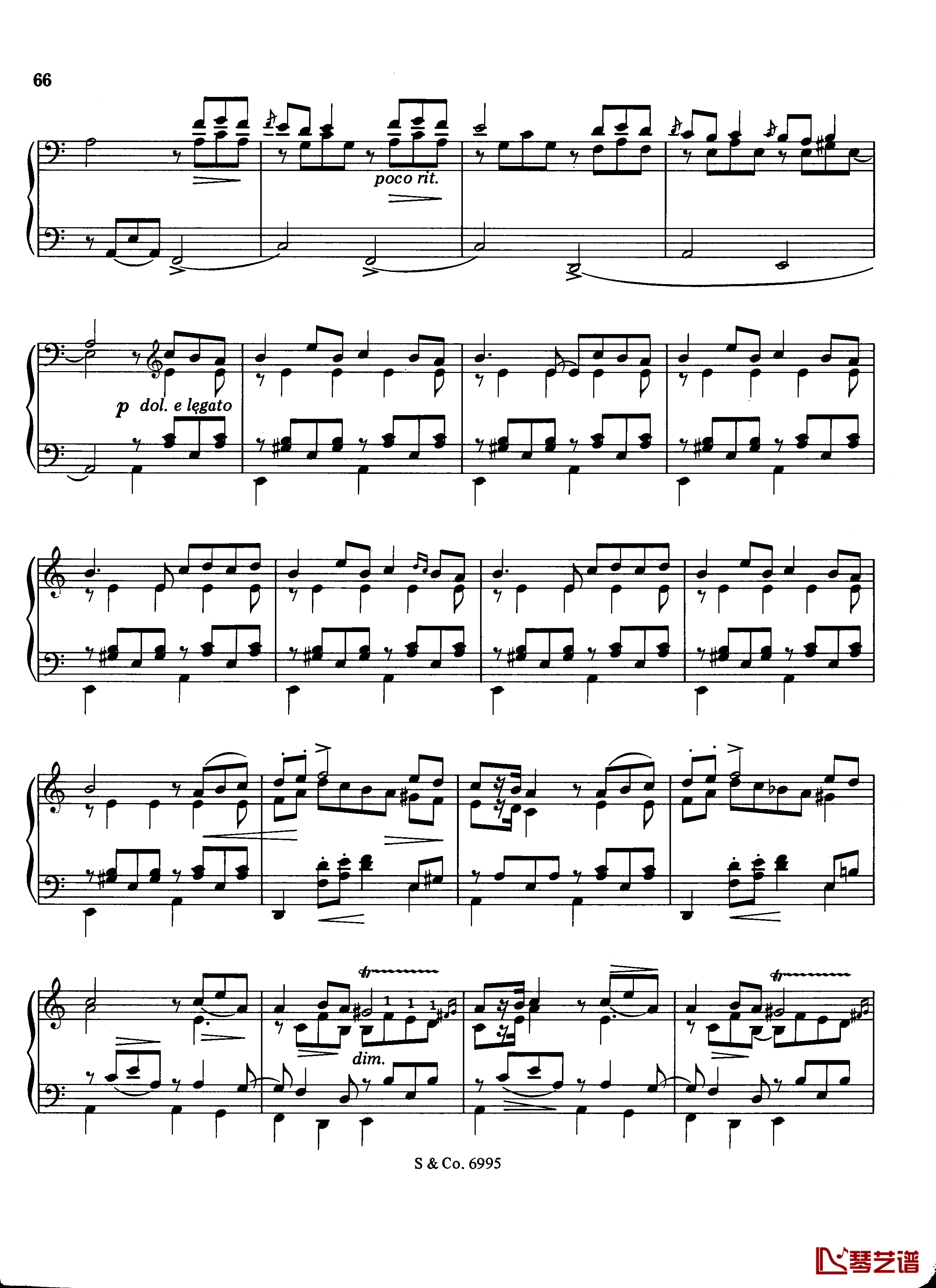 LA ROMANESCA钢琴谱S.252a-李斯特2