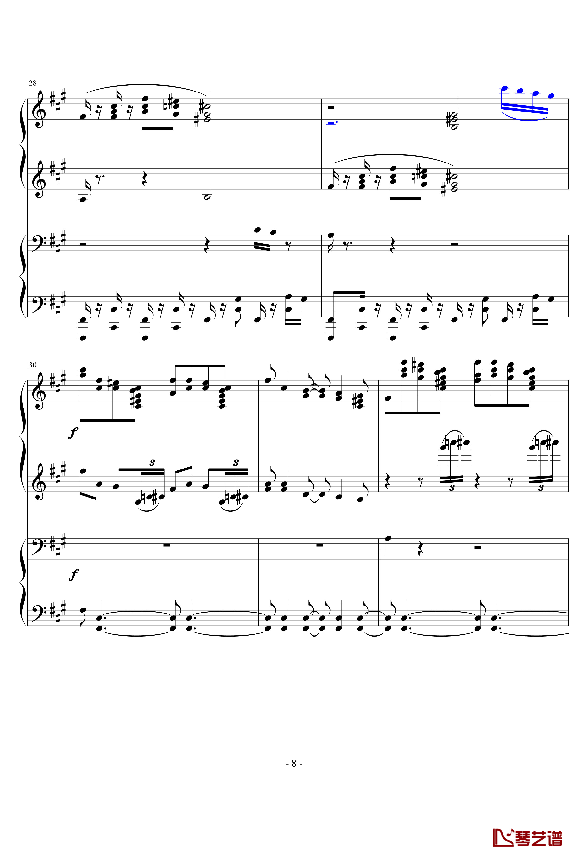 四小天鹅舞曲钢琴谱-柴科夫斯基-Peter Ilyich Tchaikovsky8