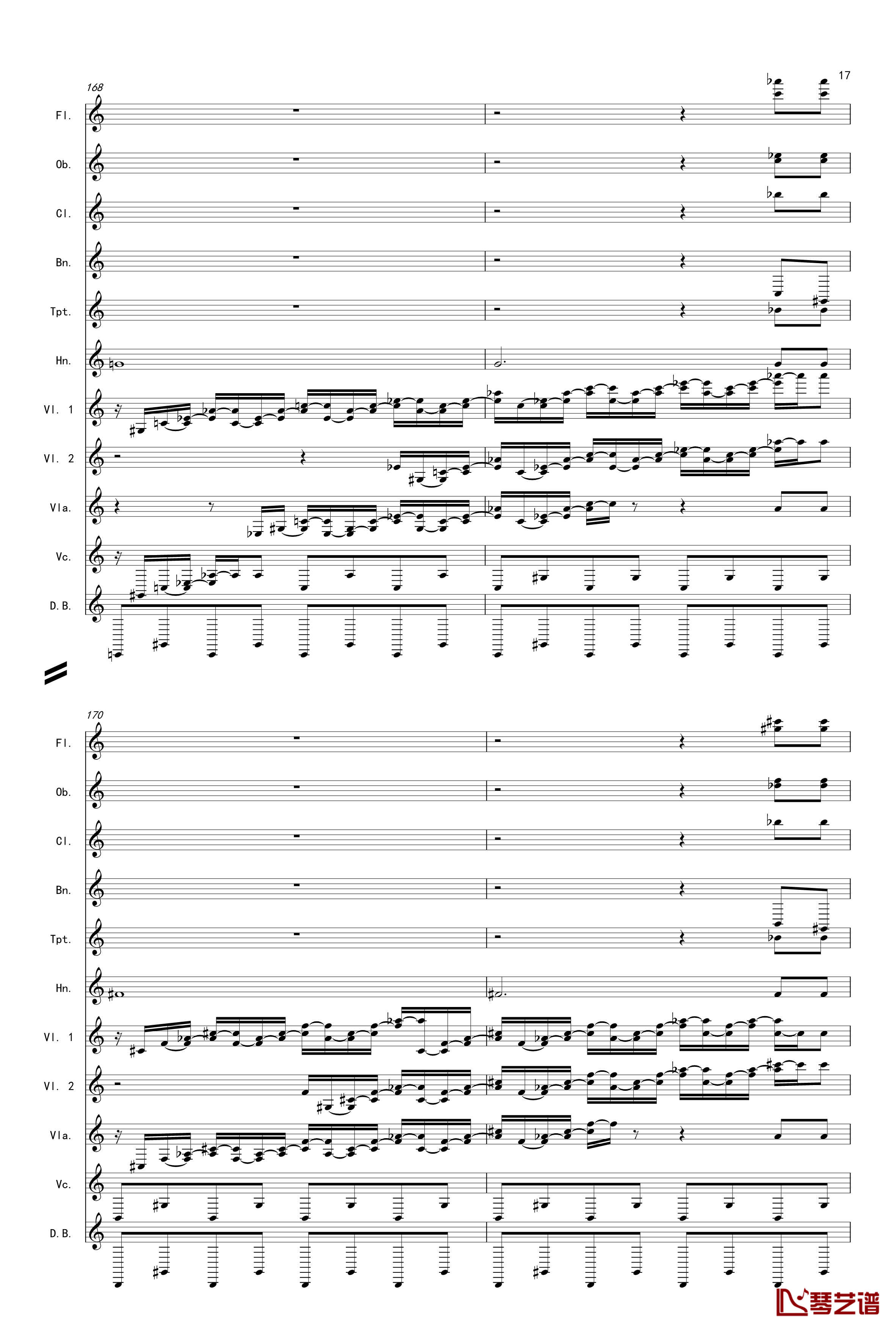 奏鸣曲之交响第14首Ⅲ钢琴谱-贝多芬-beethoven17