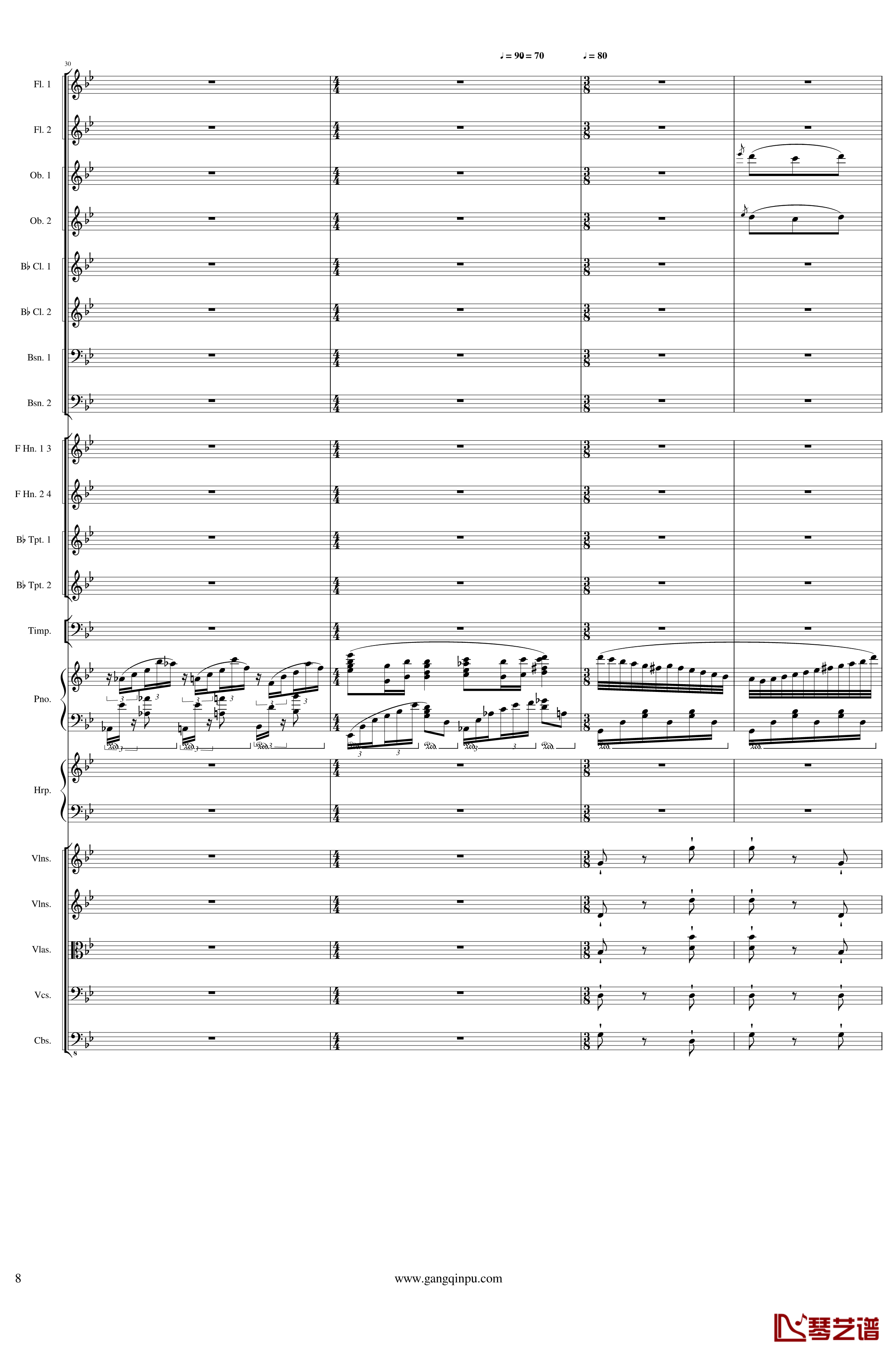 Symphonic Poem No.3, Op.91 Part 1钢琴谱-一个球8