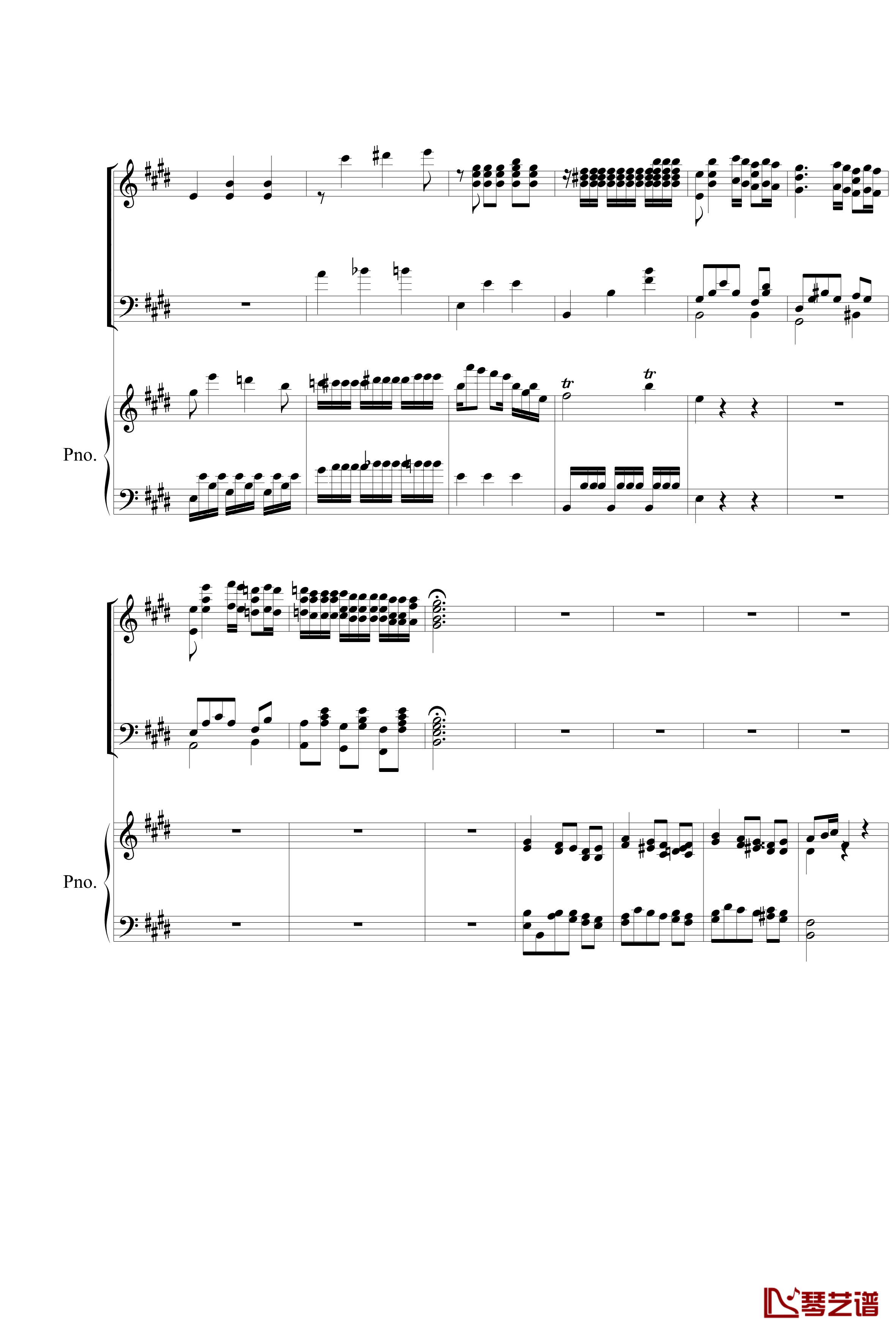 Piano Concerto No.2 钢琴谱-mov.2-nzh193410