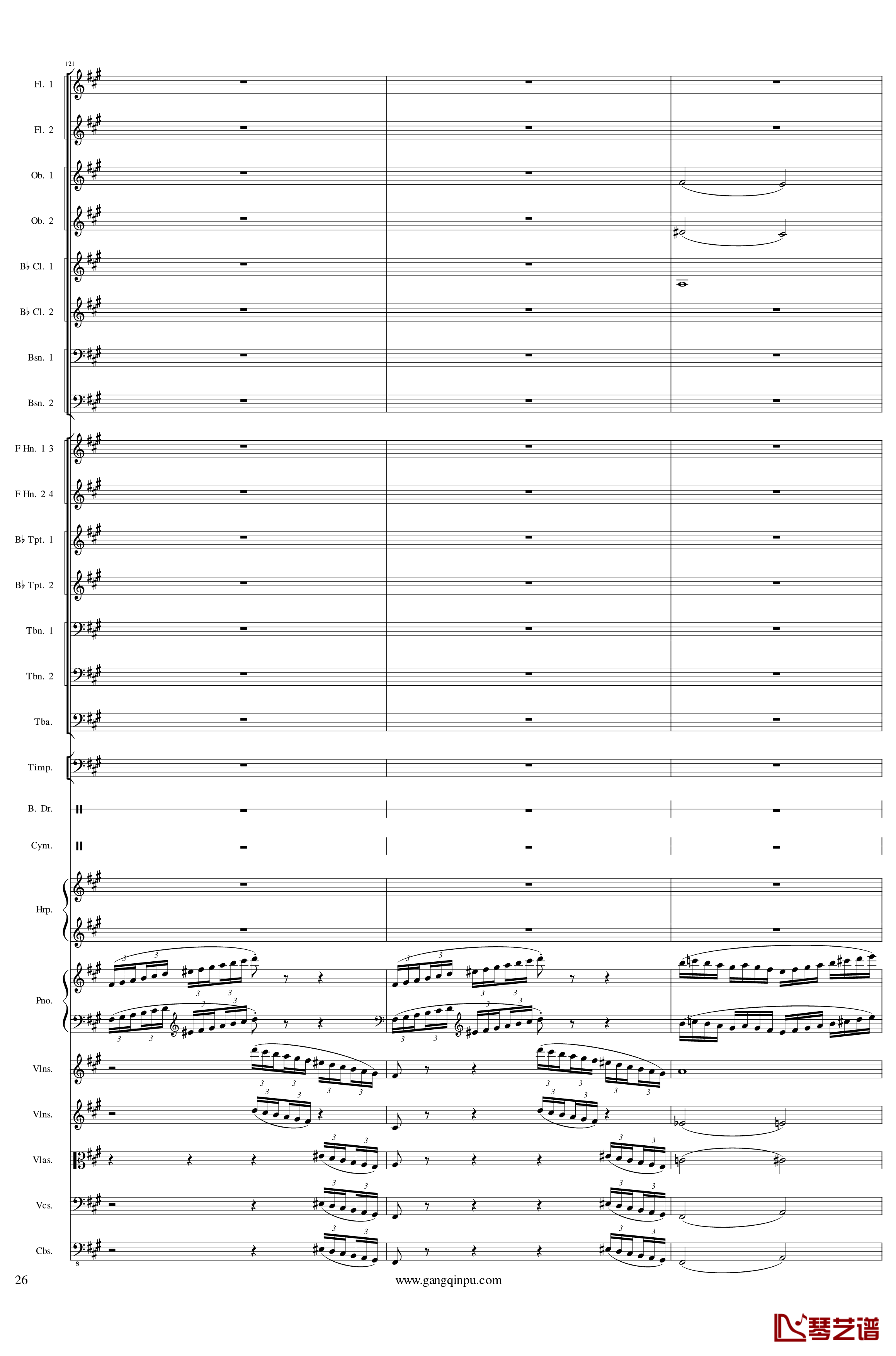 Piano Concerto No.6 in sharp F Minor Op.57 III钢琴谱-一个球26