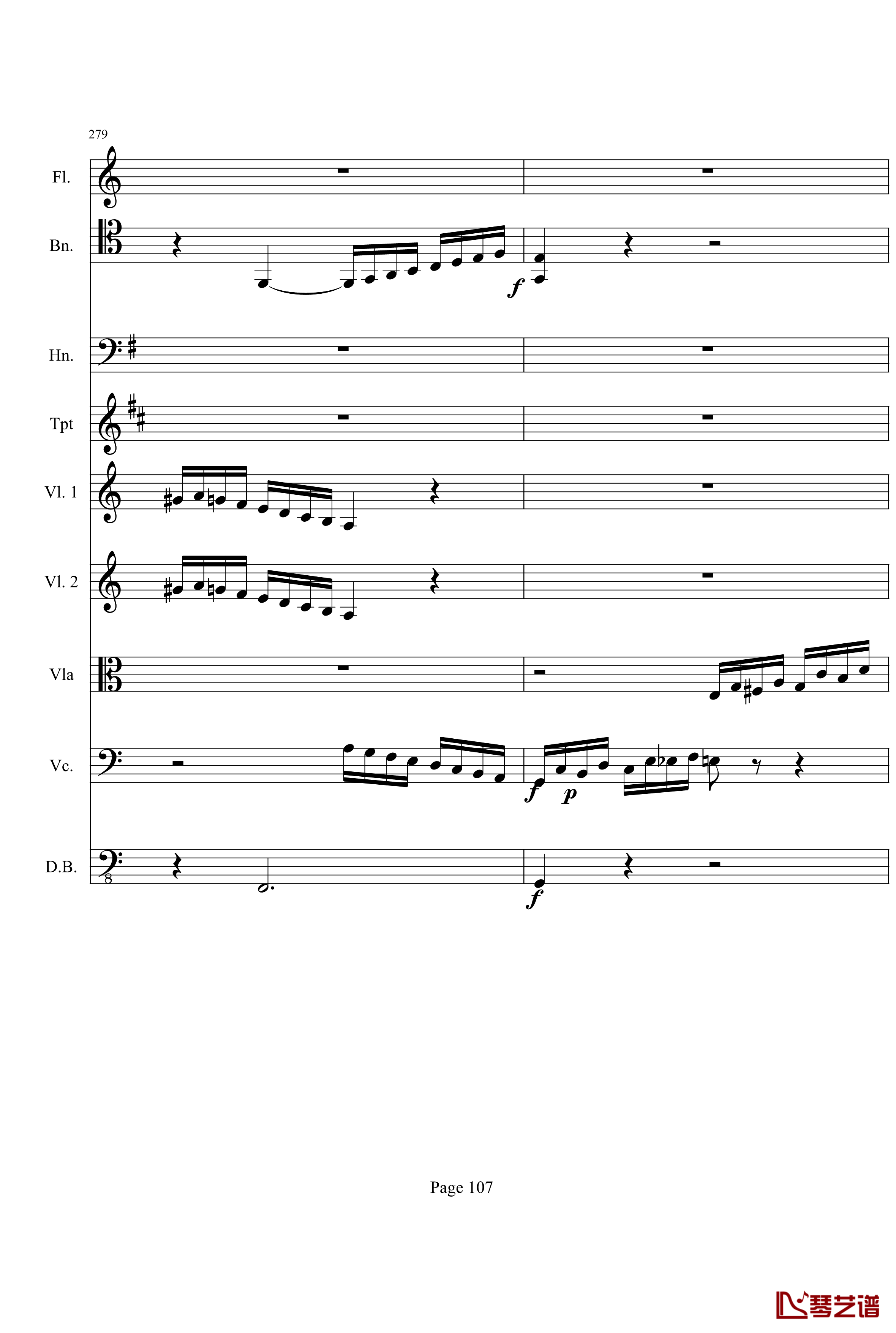 奏鸣曲之交响钢琴谱-第21首-Ⅰ-贝多芬-beethoven107