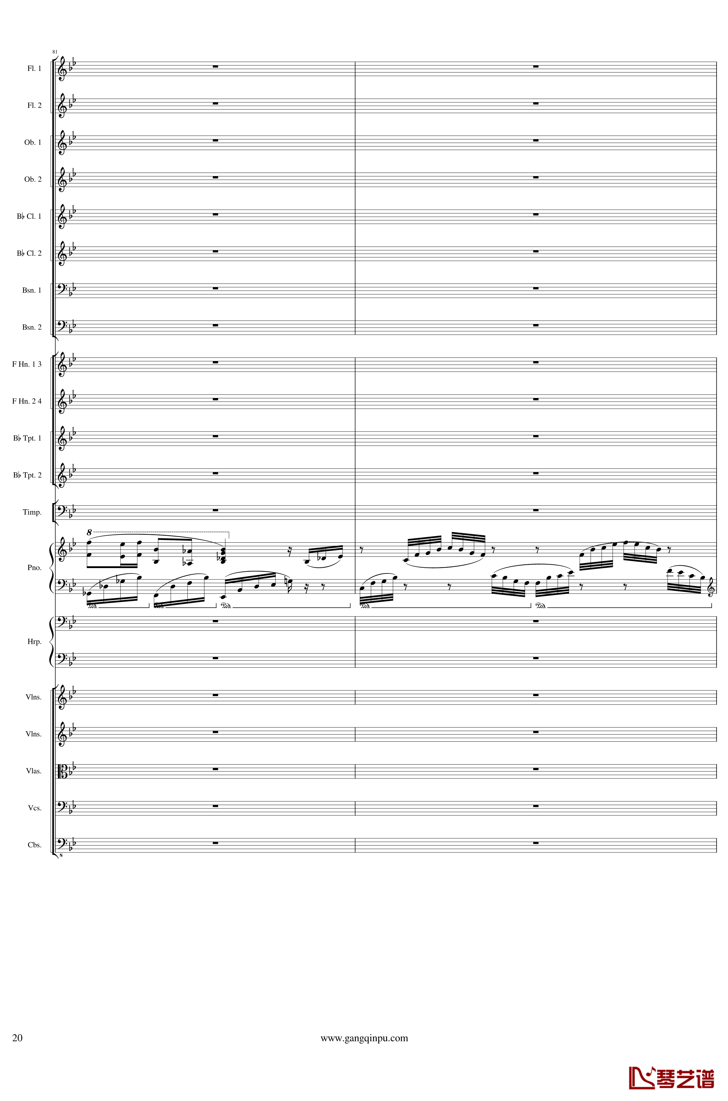 Symphonic Poem No.3, Op.91 Part 1钢琴谱-一个球20