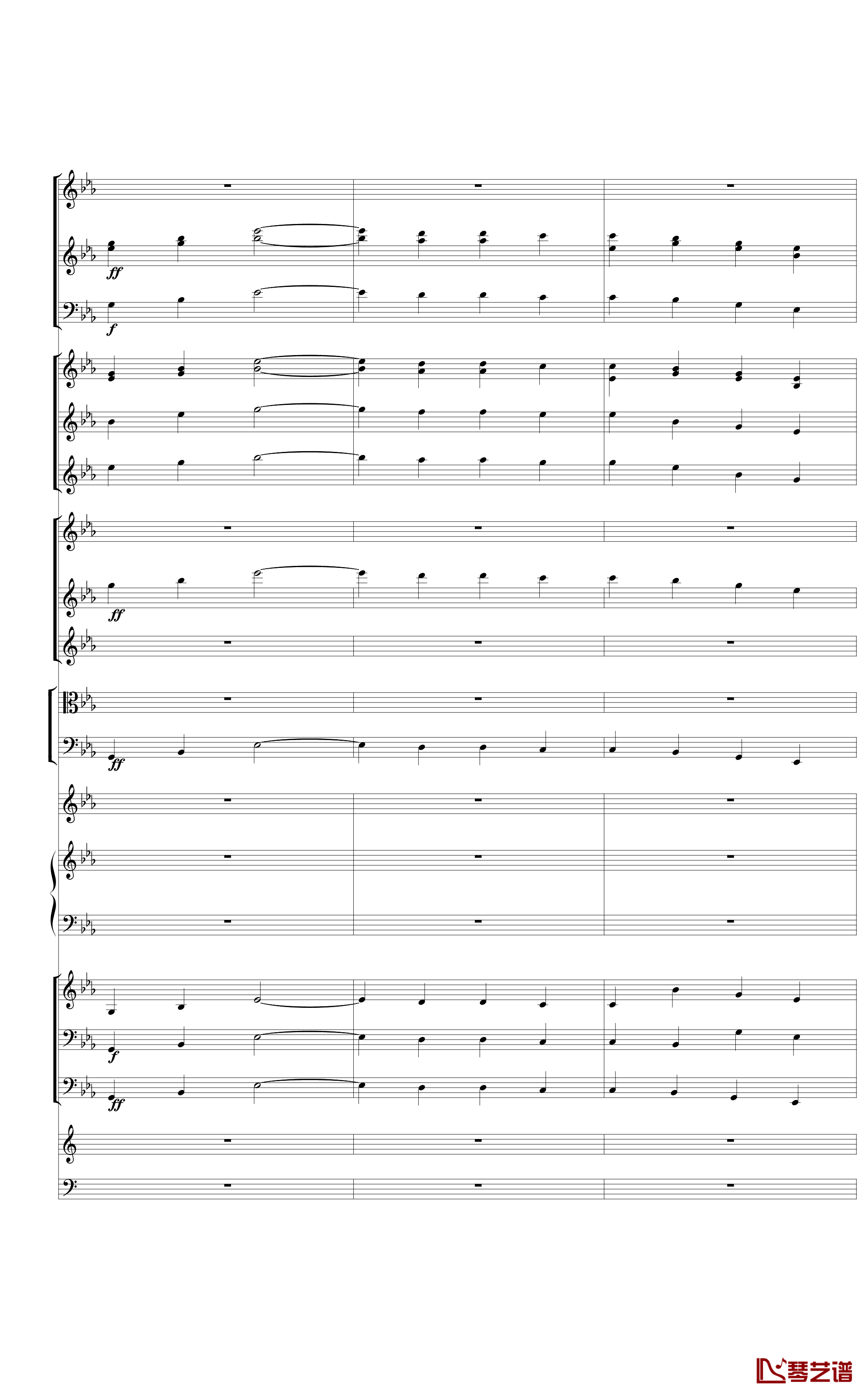 Piano Concerto No.3 in E Flat minor,I钢琴谱-热情而辉煌26