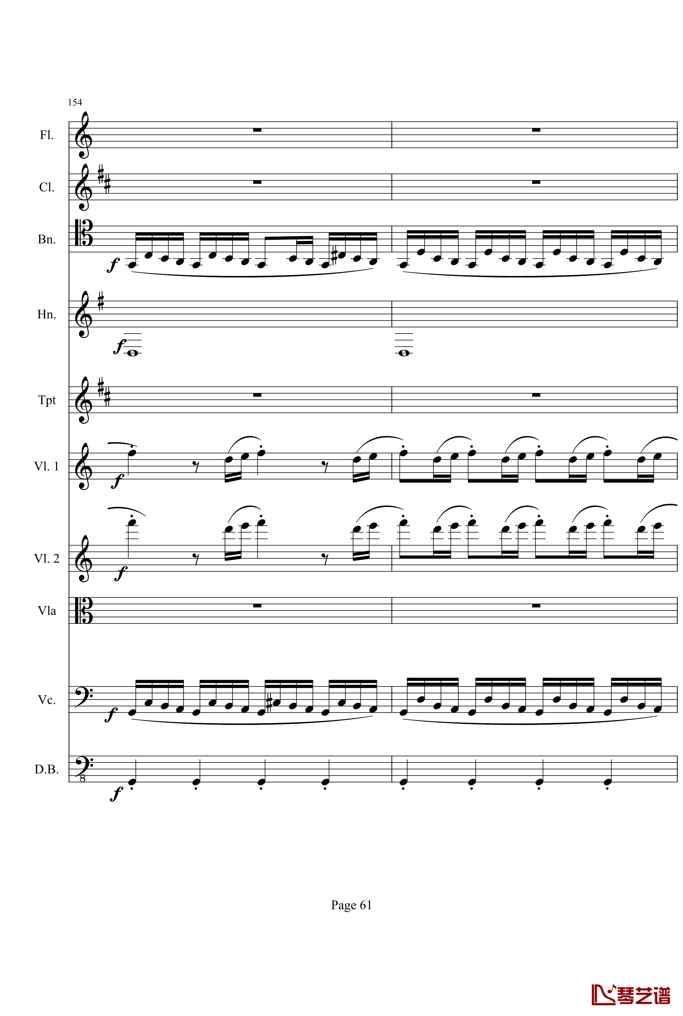 奏鸣曲之交响钢琴谱-第21首-Ⅰ-贝多芬-beethoven61