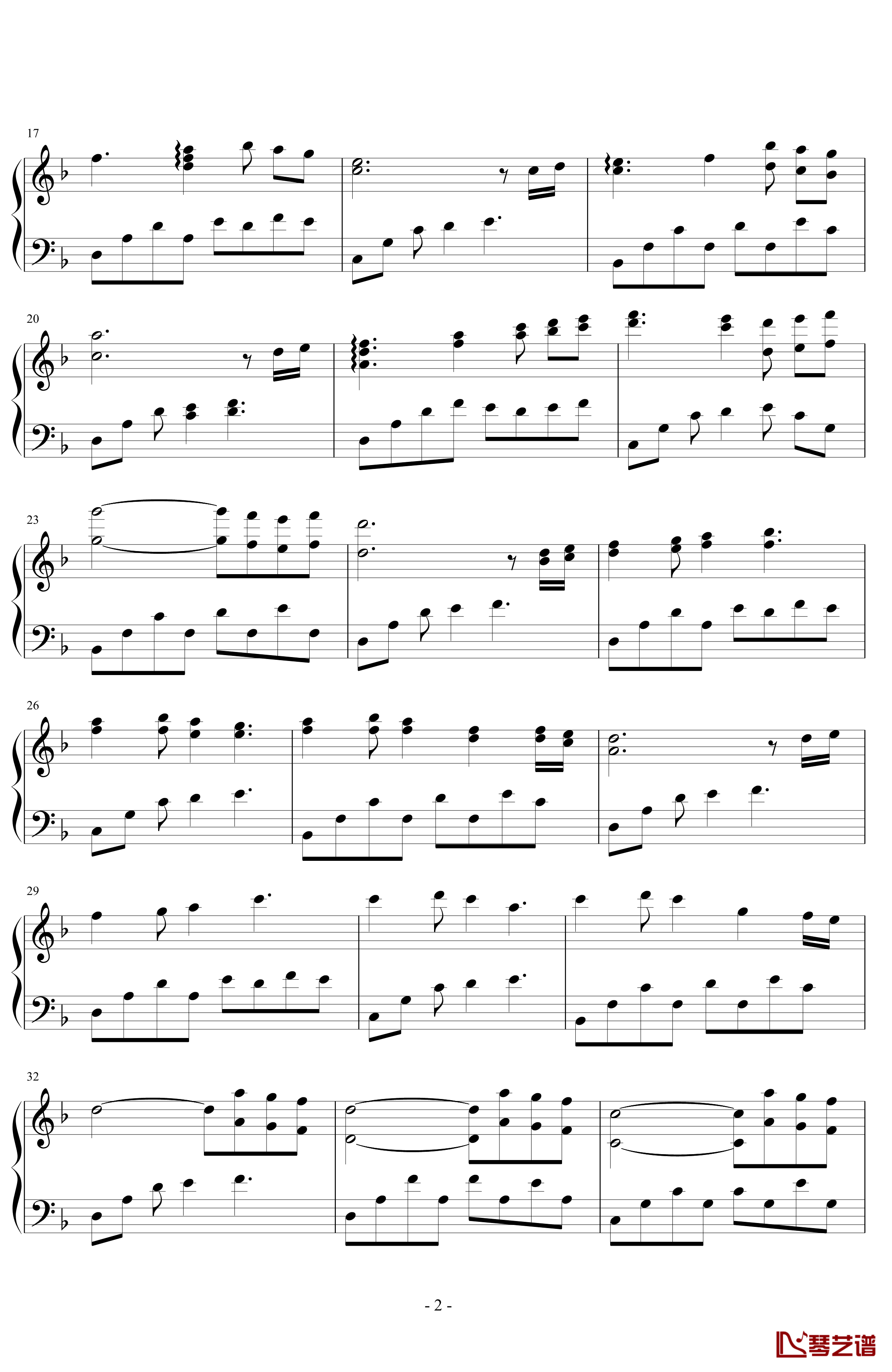情人节快乐钢琴谱-Chopinist2