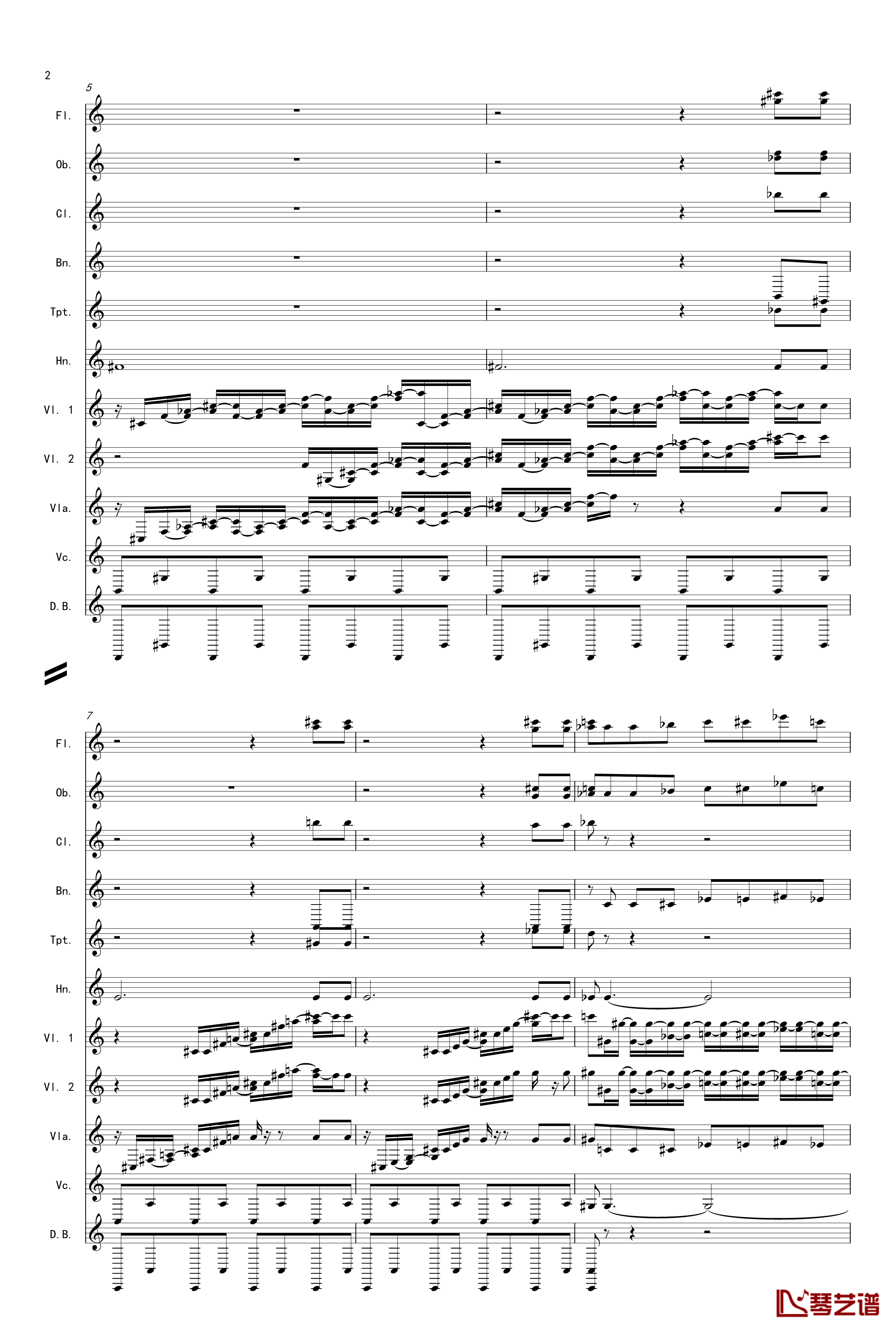 奏鸣曲之交响第14首Ⅲ钢琴谱-贝多芬-beethoven2
