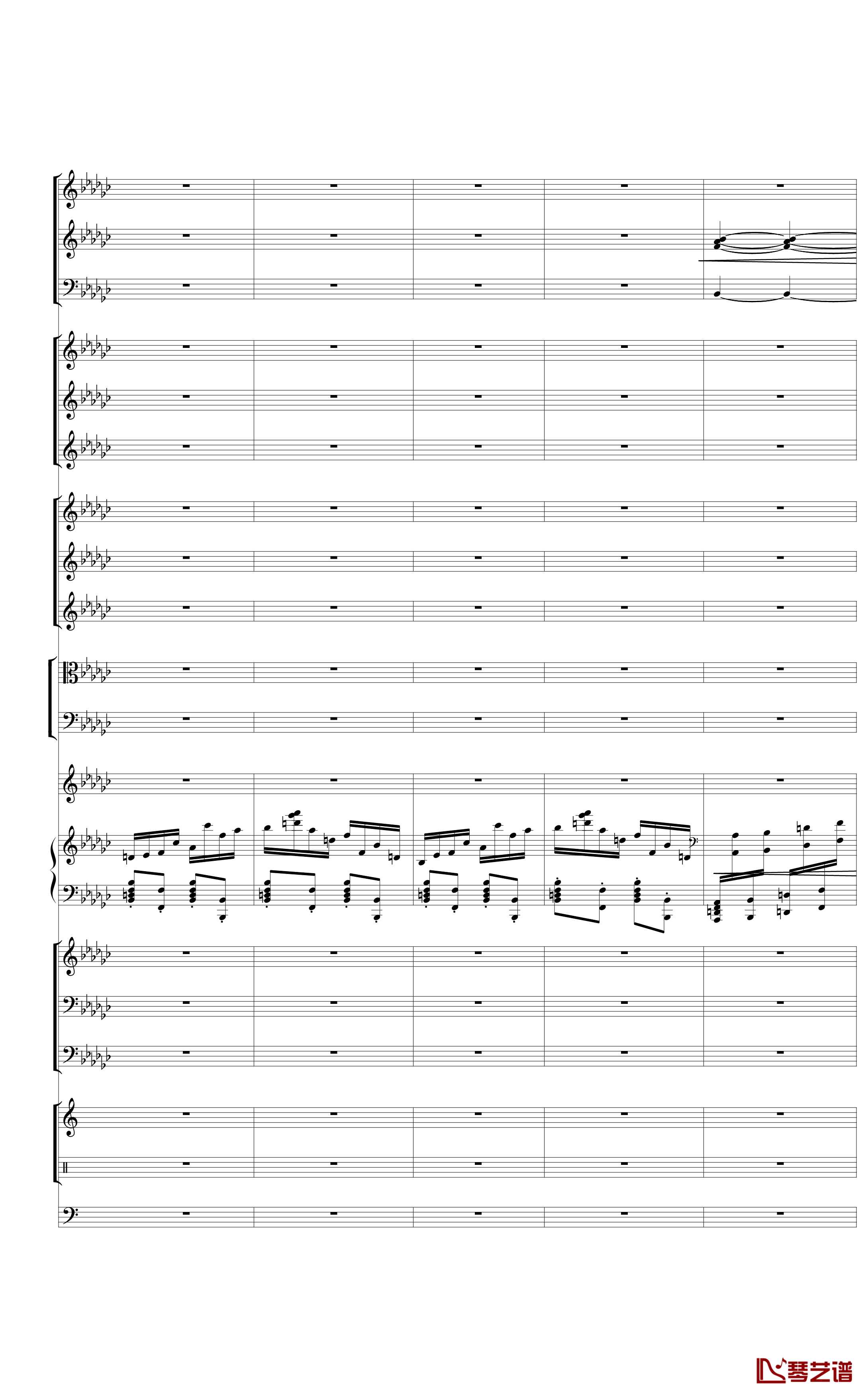 Piano Concerto No.3 in E Flat minor,I钢琴谱-热情而辉煌31