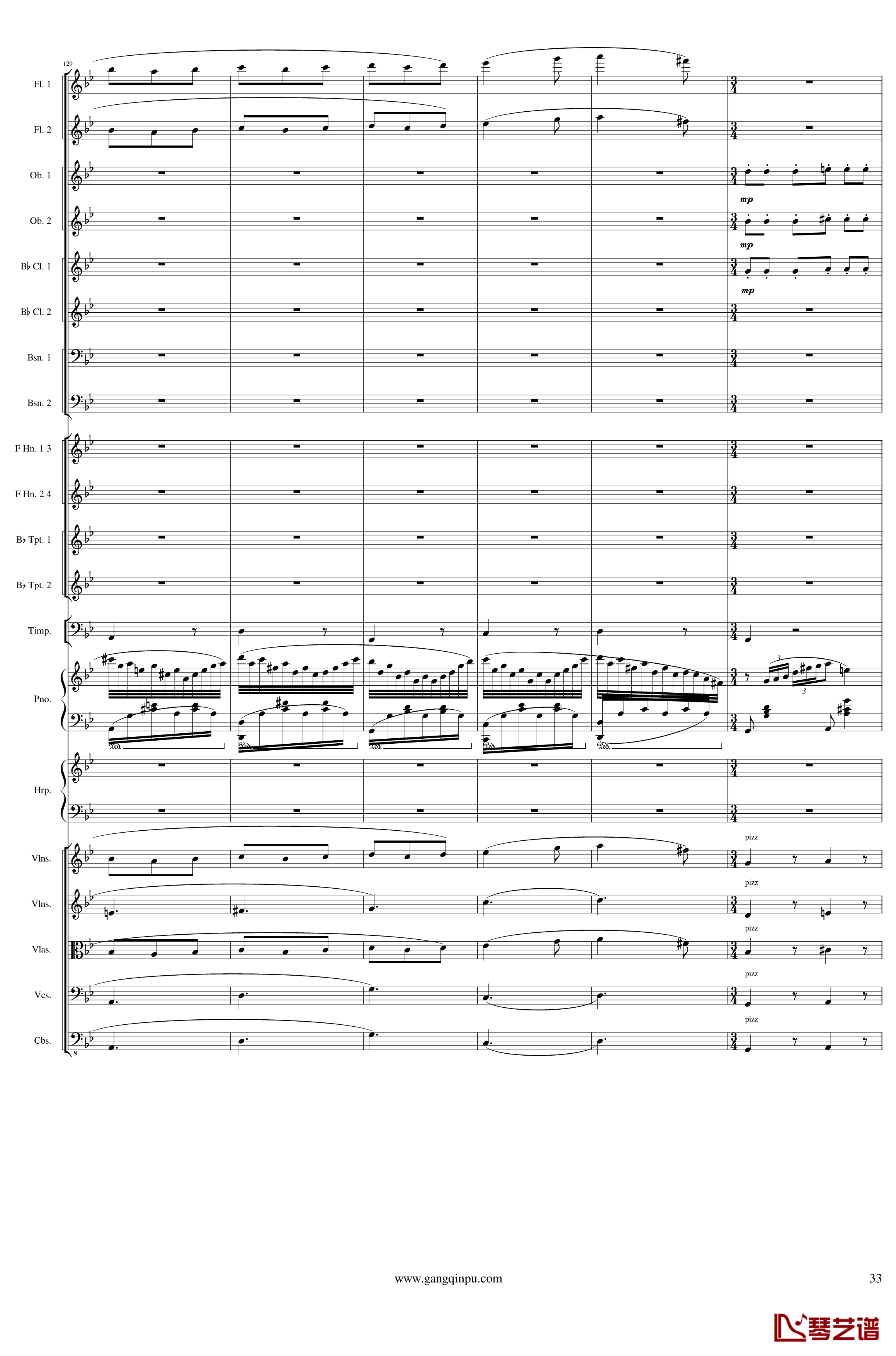 Symphonic Poem No.3, Op.91 Part 1钢琴谱-一个球33