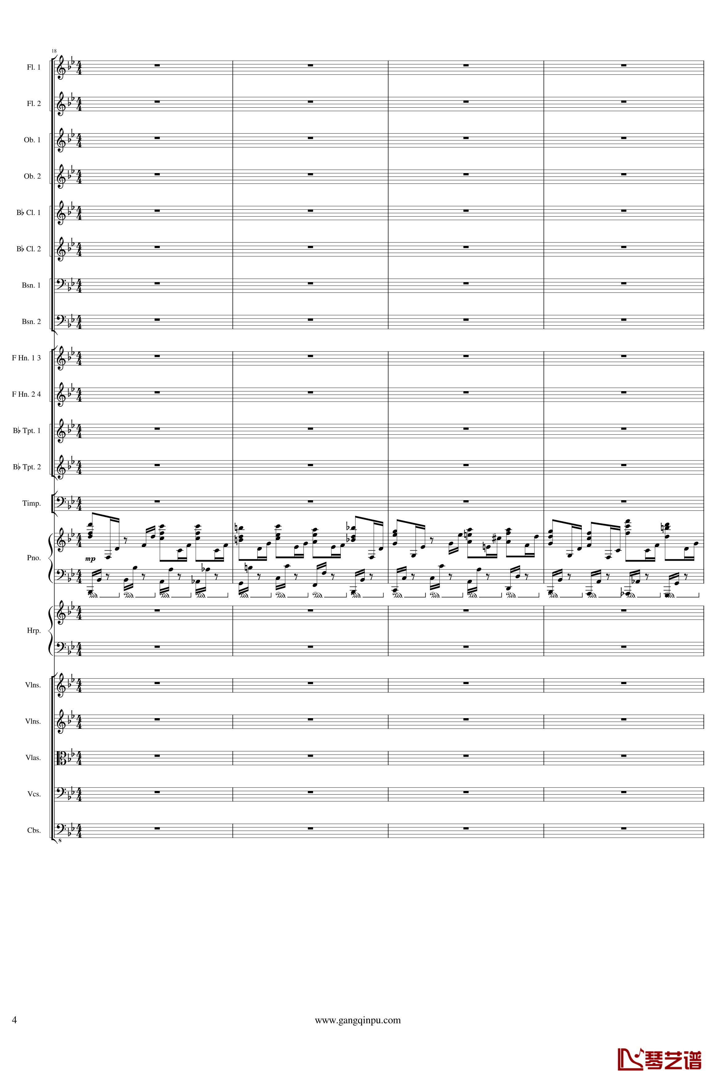 Symphonic Poem No.3, Op.91 Part 1钢琴谱-一个球4