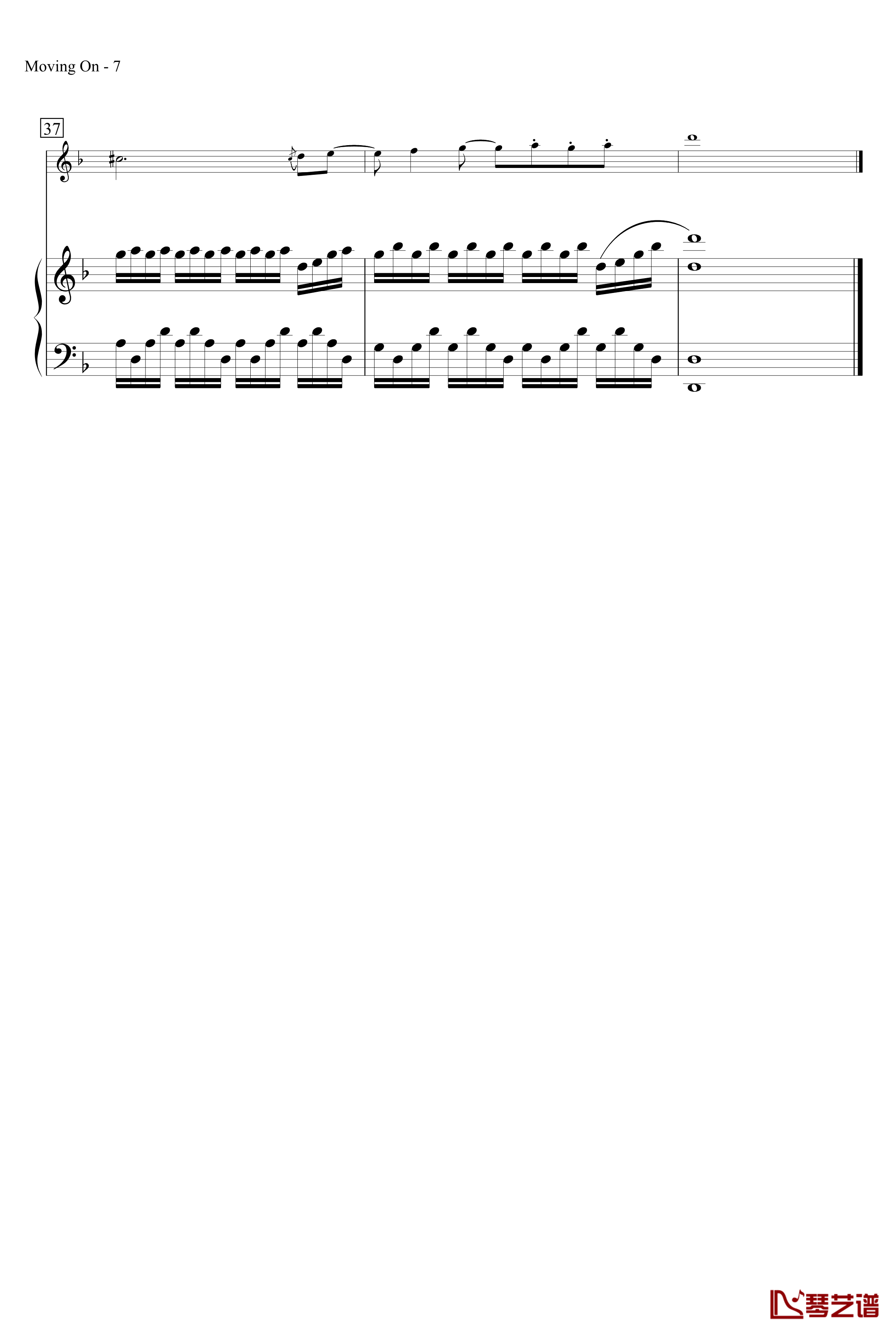 Moving On钢琴谱-第1版-MrSHUM7
