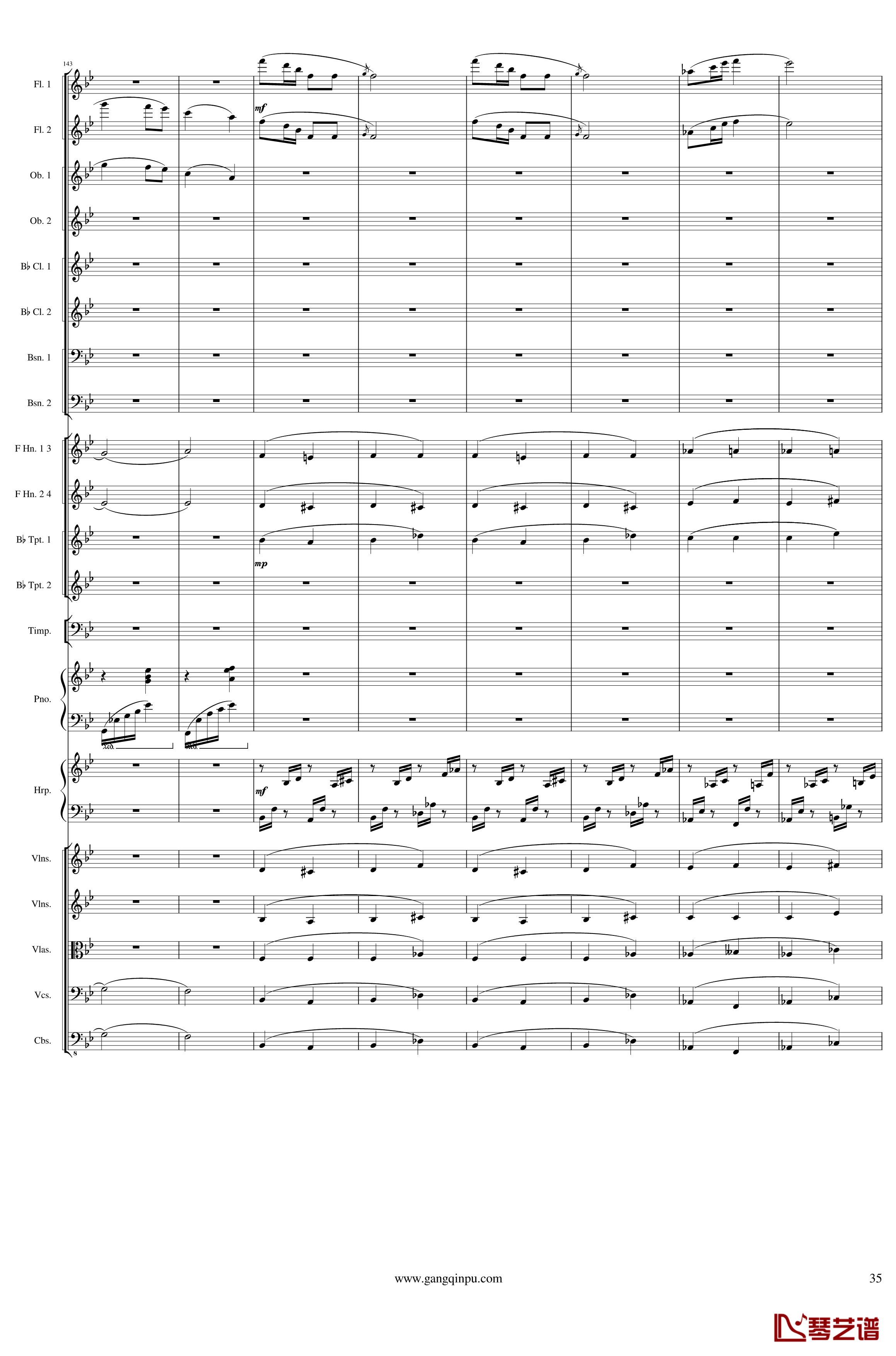 Symphonic Poem No.3, Op.91 Part 1钢琴谱-一个球35