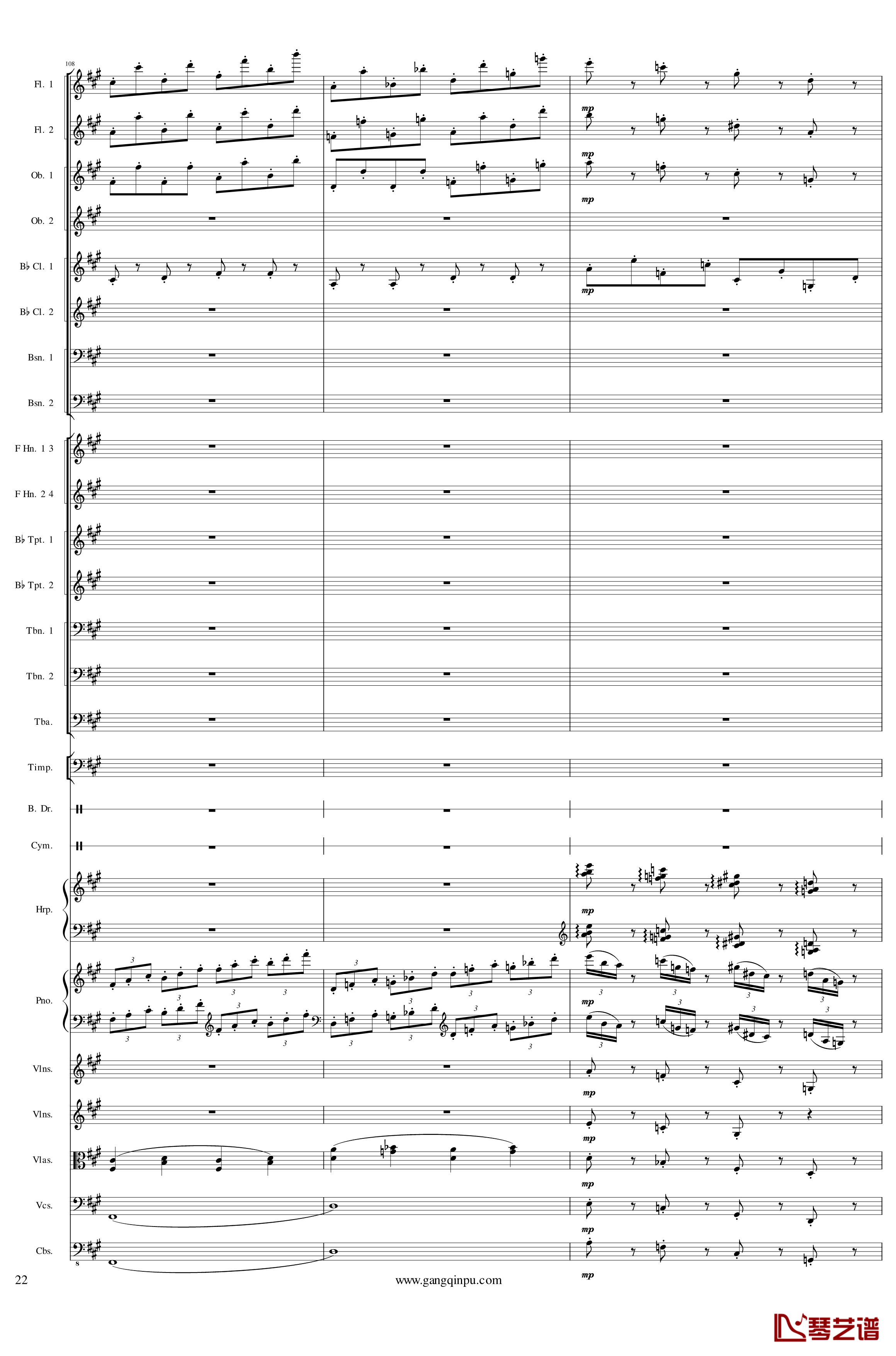 Piano Concerto No.6 in sharp F Minor Op.57 III钢琴谱-一个球22