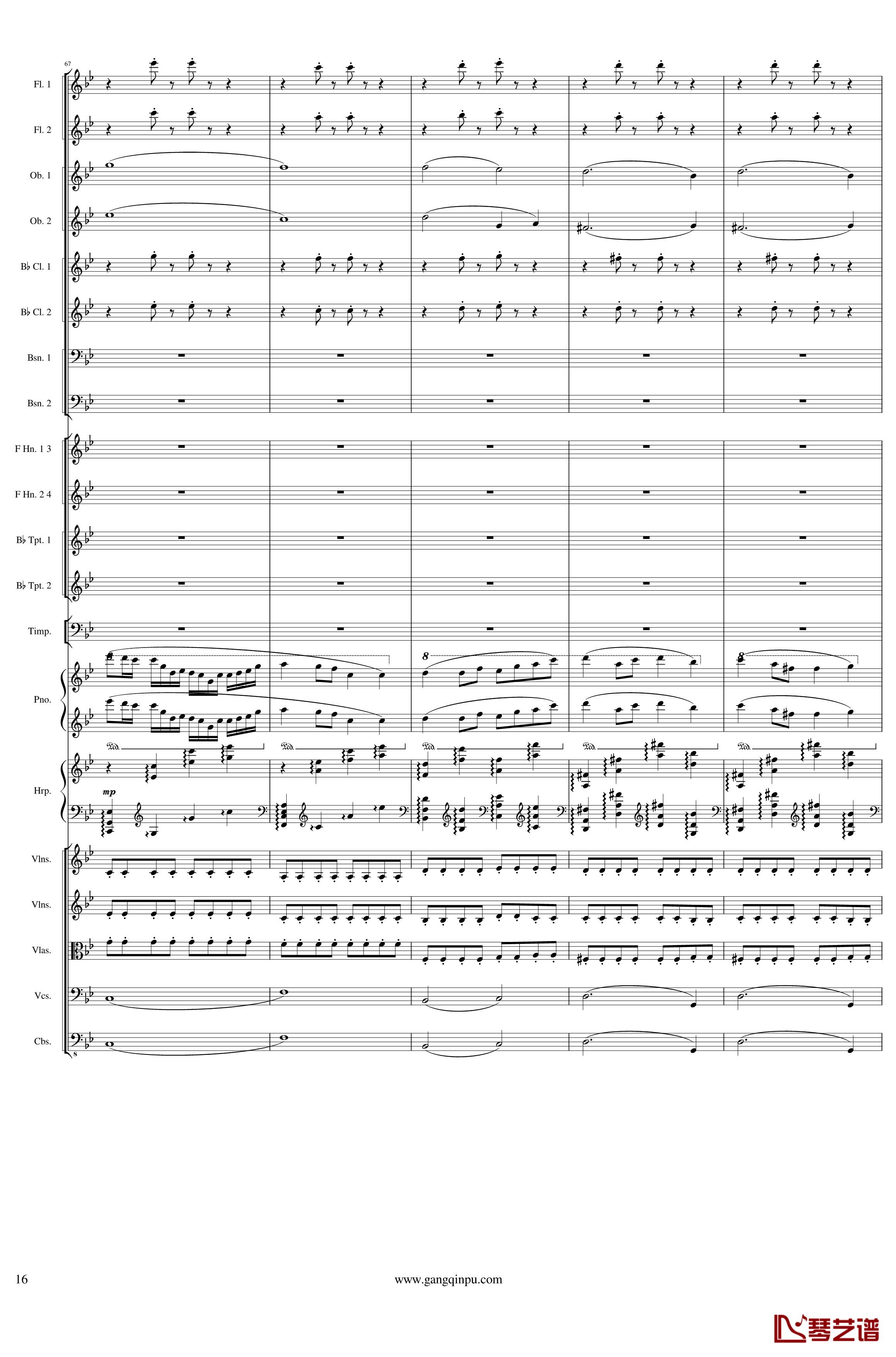 Symphonic Poem No.3, Op.91 Part 1钢琴谱-一个球16
