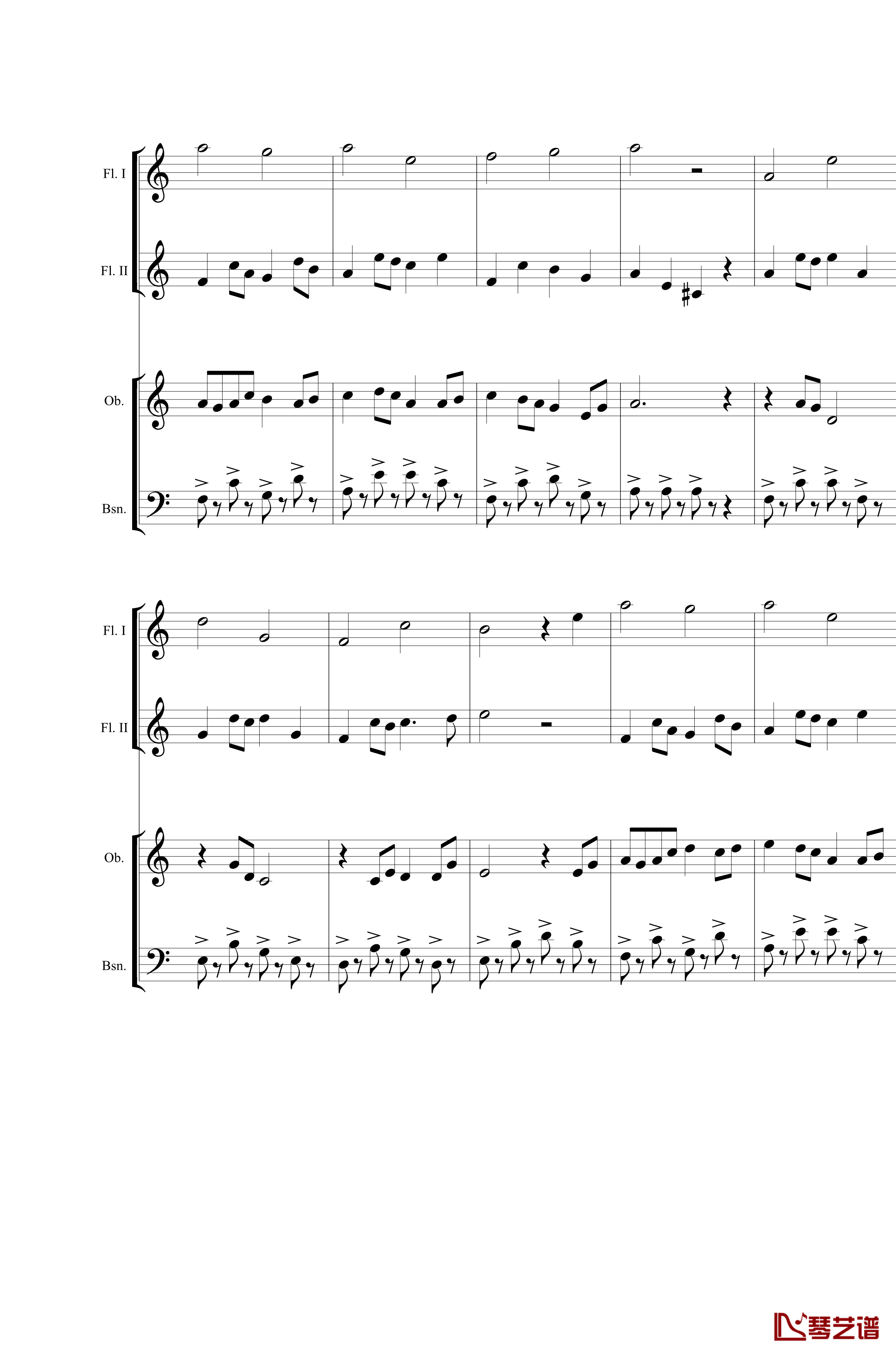 孔子钢琴谱-nzh19343