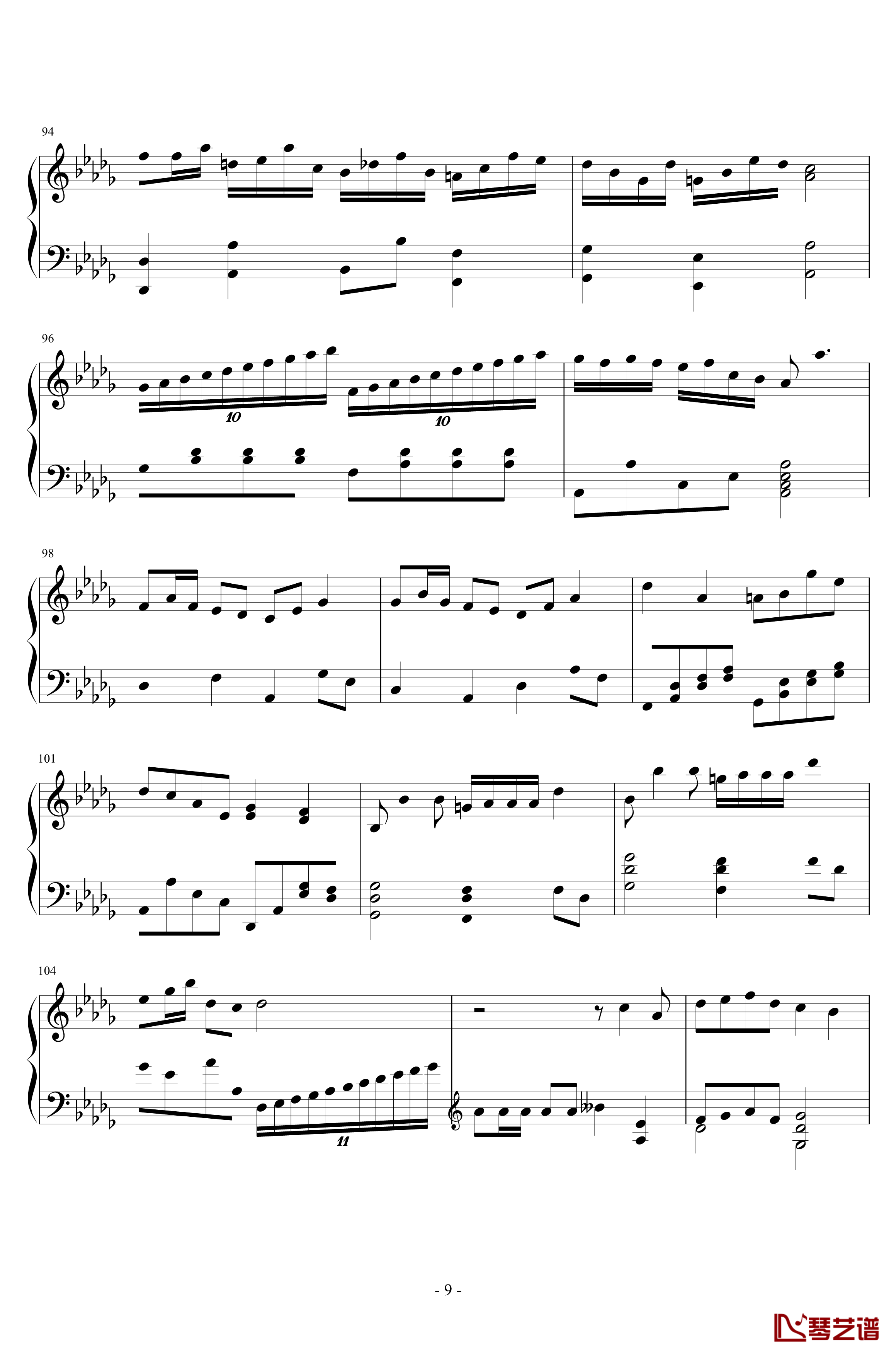 第二钢琴奏鸣曲第一乐章钢琴谱-nzh19349