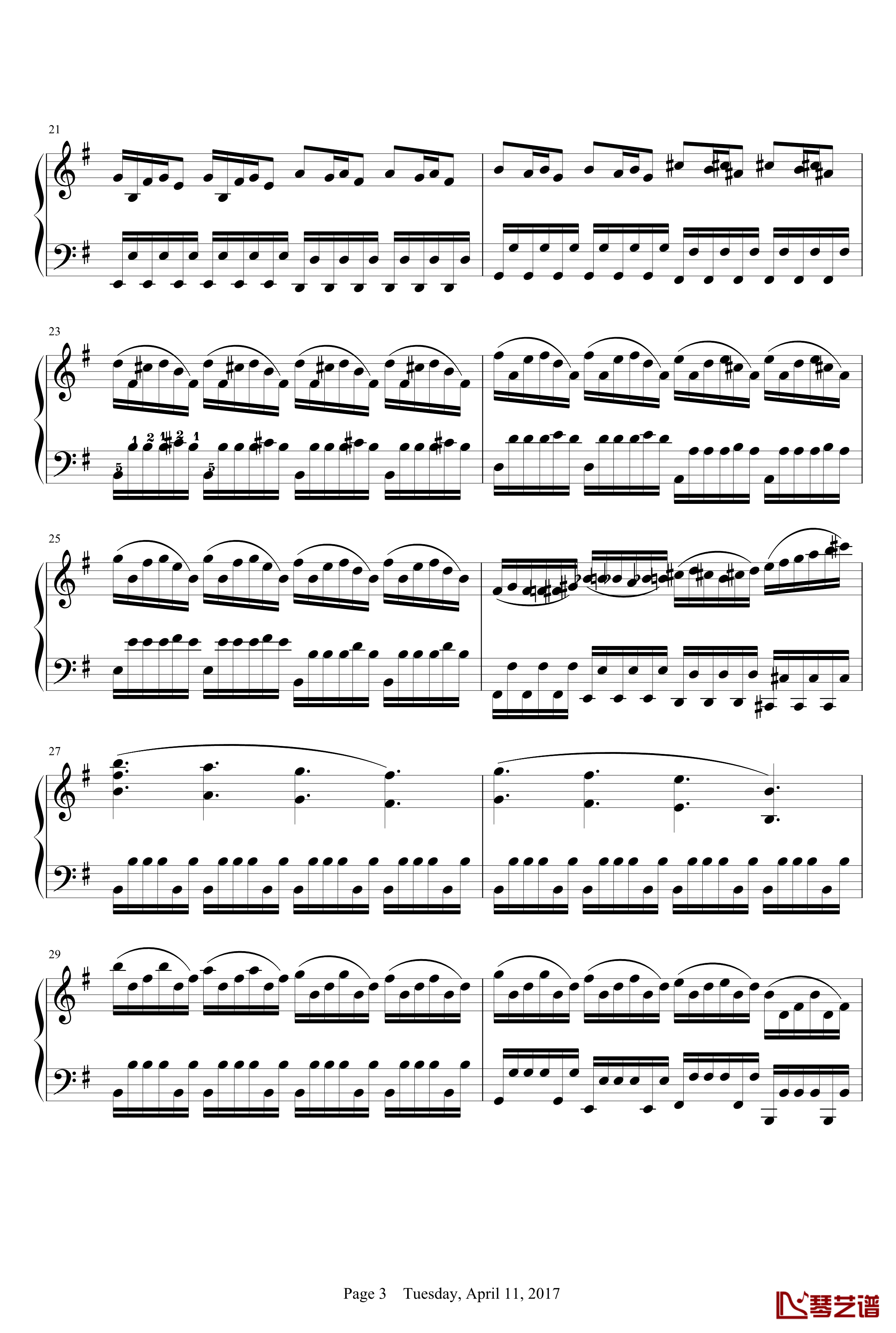 The Bell Carol钢琴谱-David Hicken3