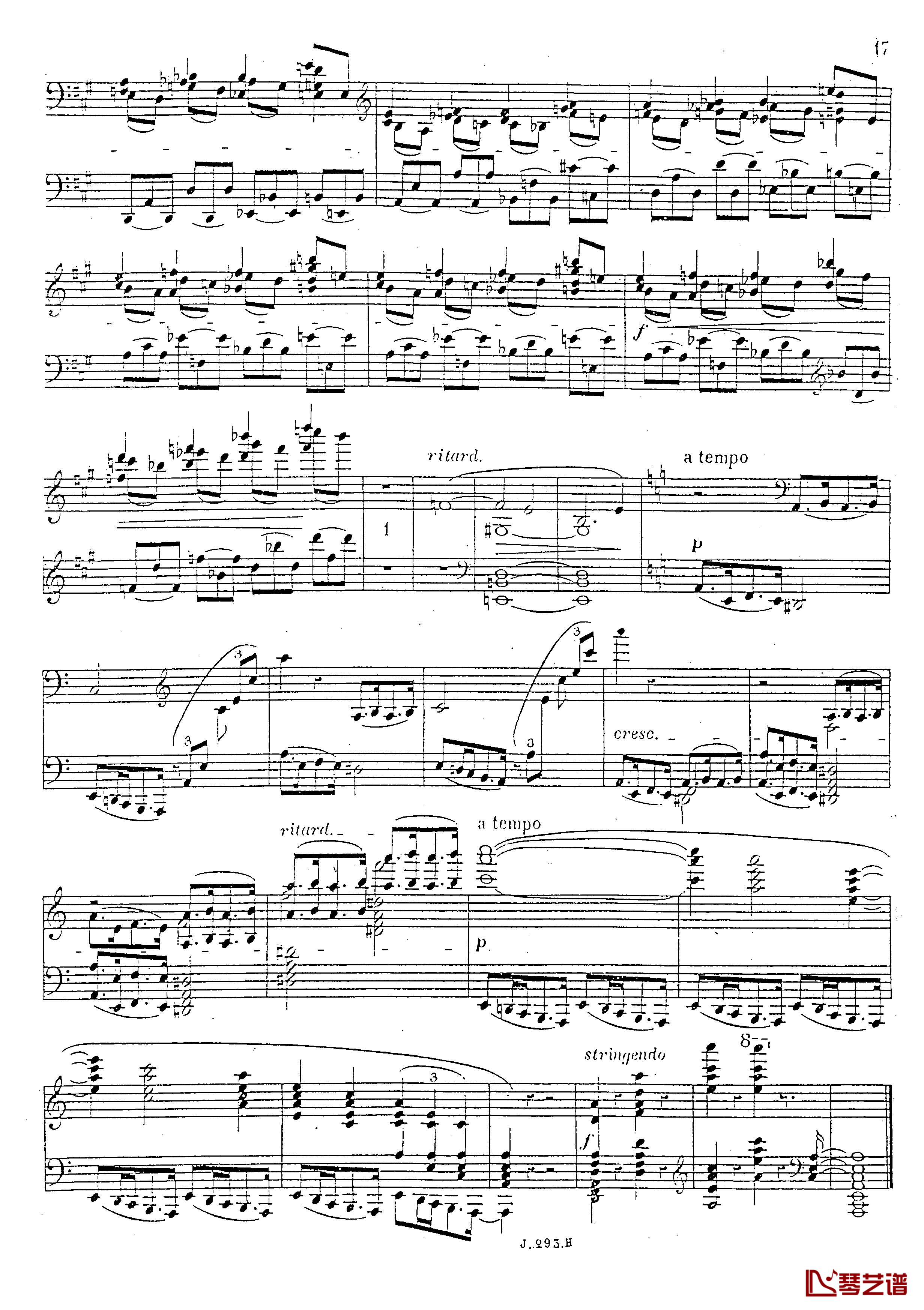 a小调第四钢琴奏鸣曲钢琴谱-安东 鲁宾斯坦- Op.10018