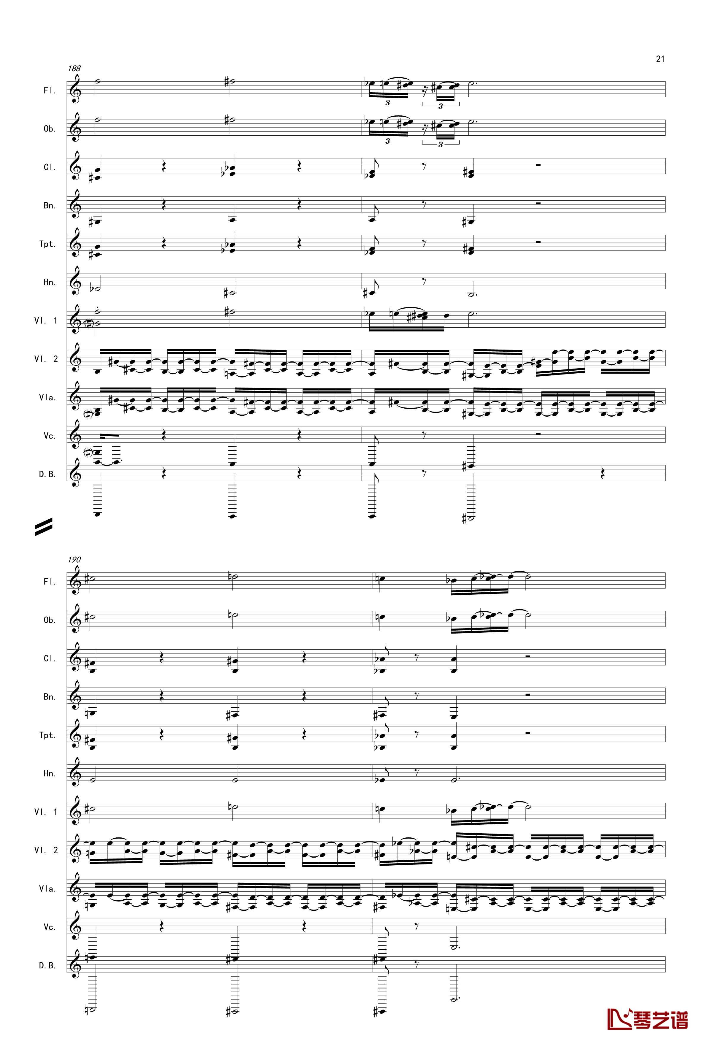 奏鸣曲之交响第14首Ⅲ钢琴谱-贝多芬-beethoven21