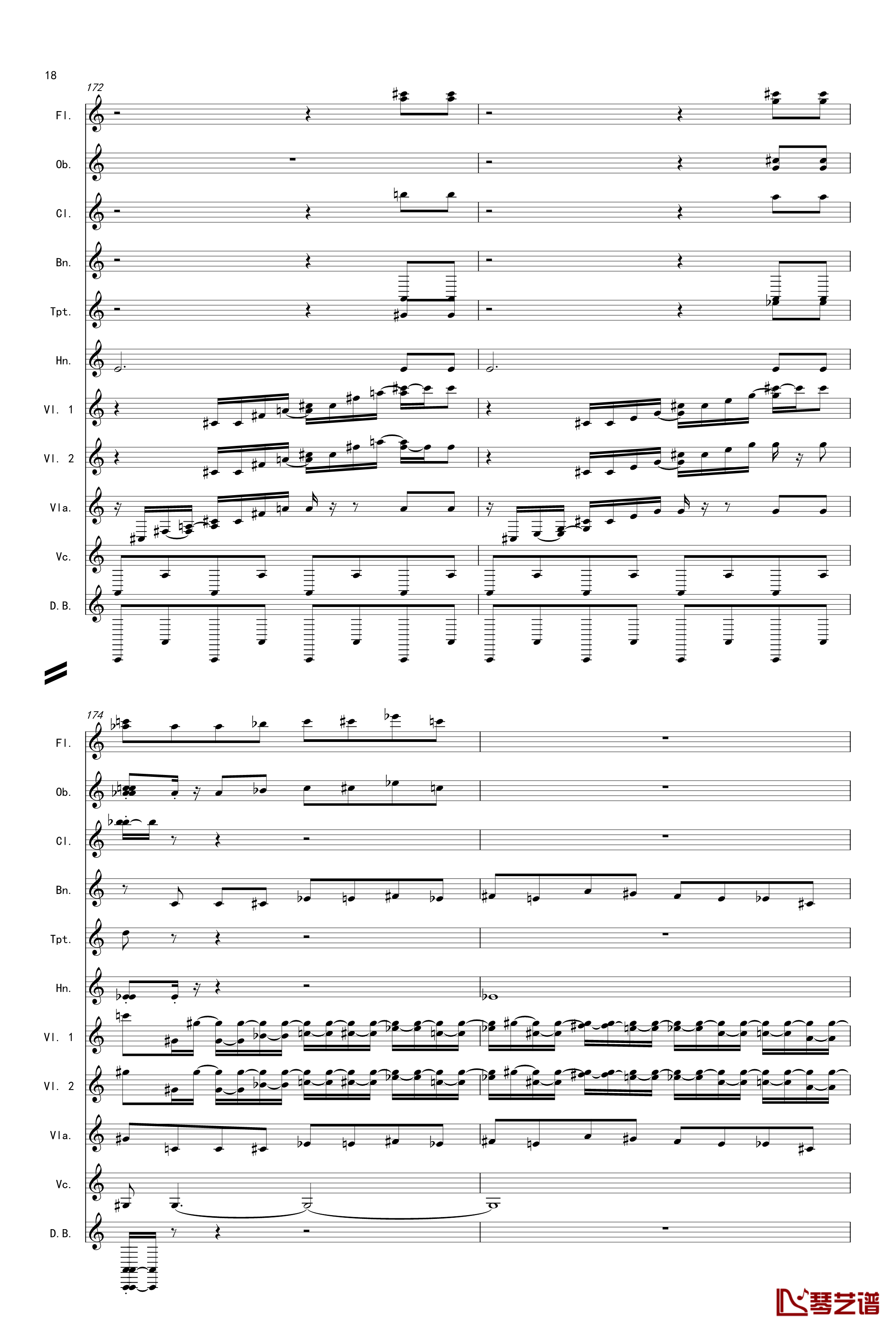 奏鸣曲之交响第14首Ⅲ钢琴谱-贝多芬-beethoven18