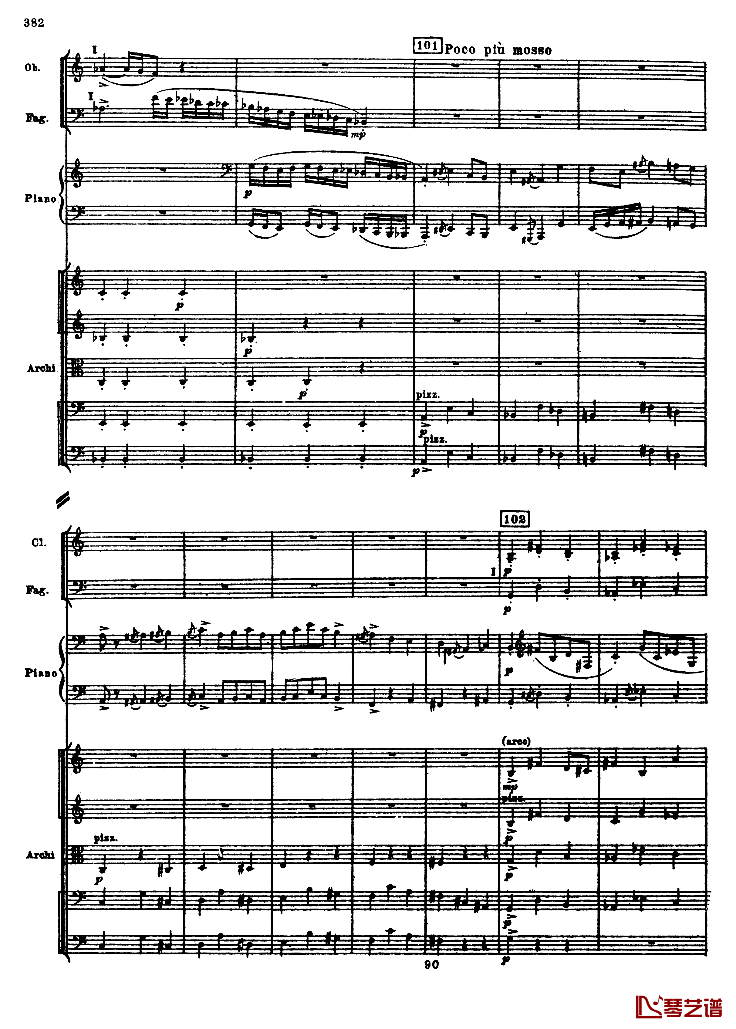 普罗科菲耶夫第三钢琴协奏曲钢琴谱-总谱-普罗科非耶夫114