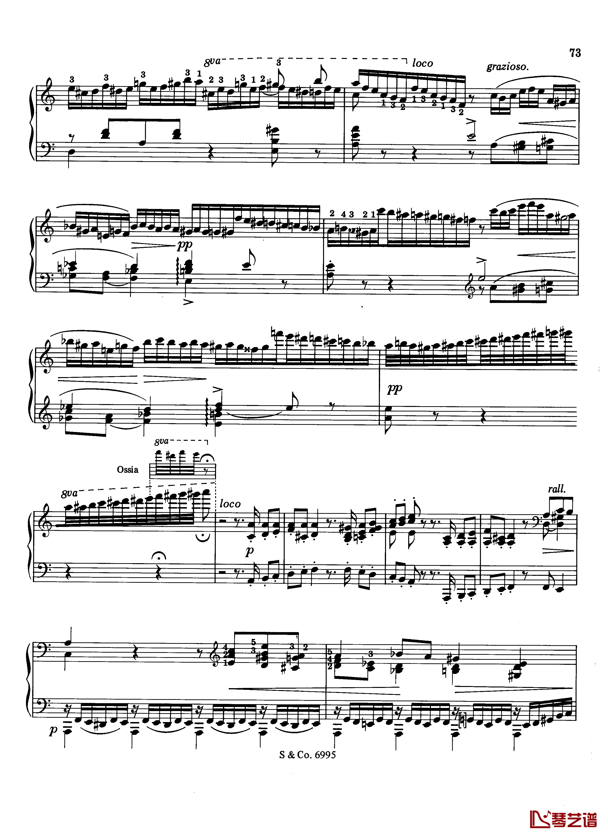 LA ROMANESCA钢琴谱S.252a-李斯特9
