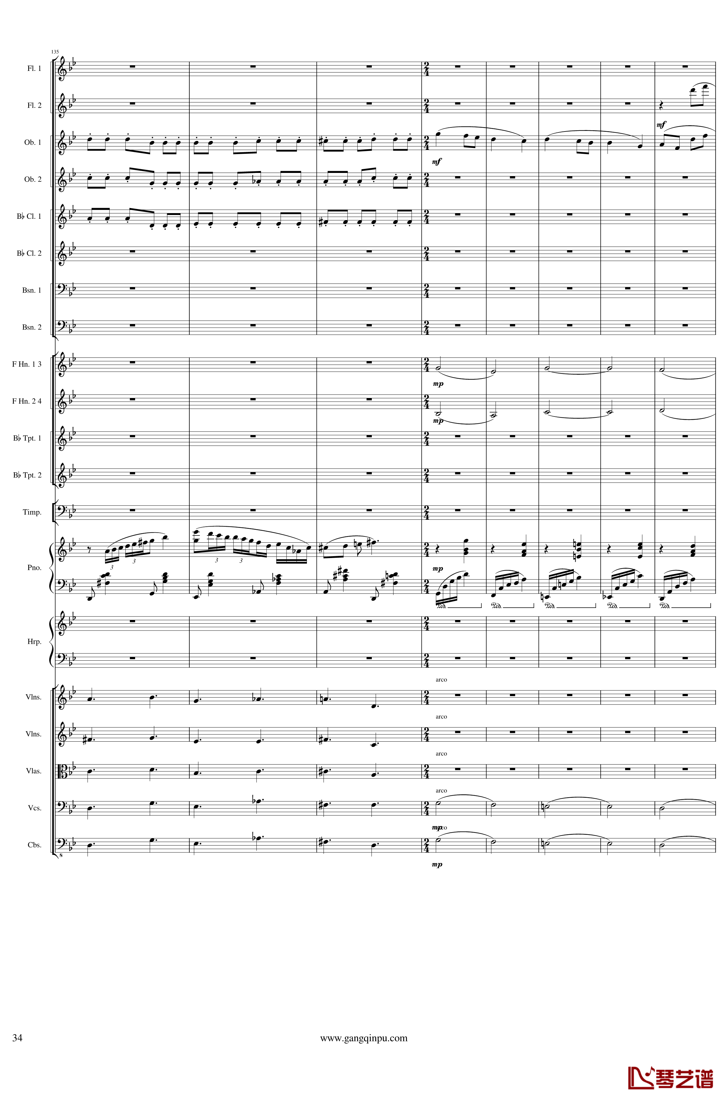 Symphonic Poem No.3, Op.91 Part 1钢琴谱-一个球34